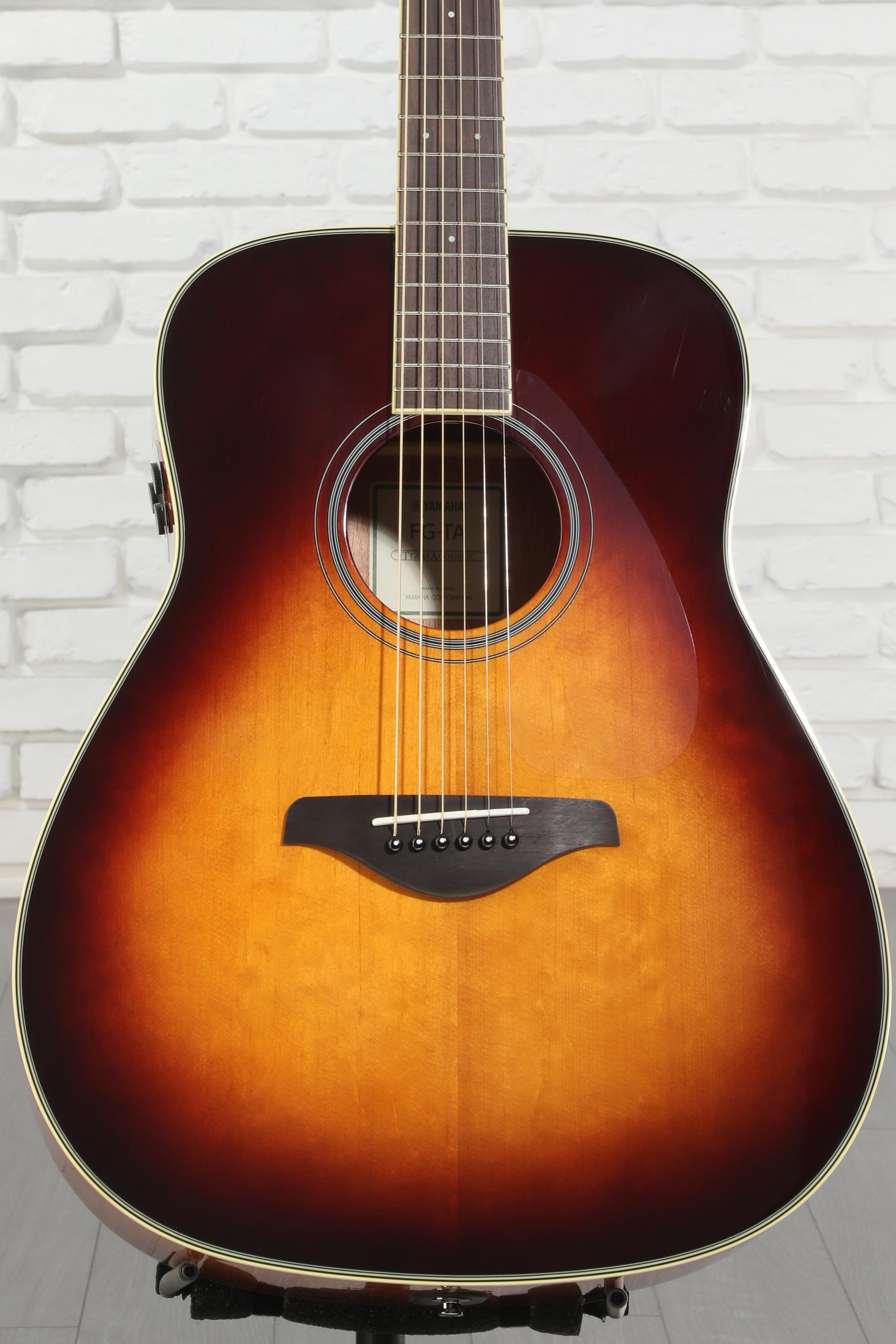 Yamaha FG-TA TransAcoustic Dreadnought Acoustic-electric Guitar