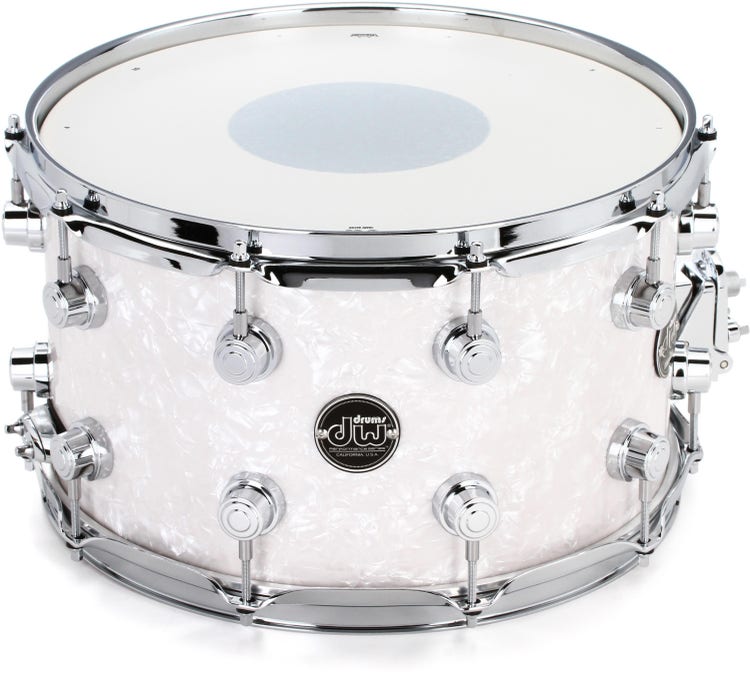 DW Performance Series 8 x 14-inch Snare Drum - White Marine FinishPly