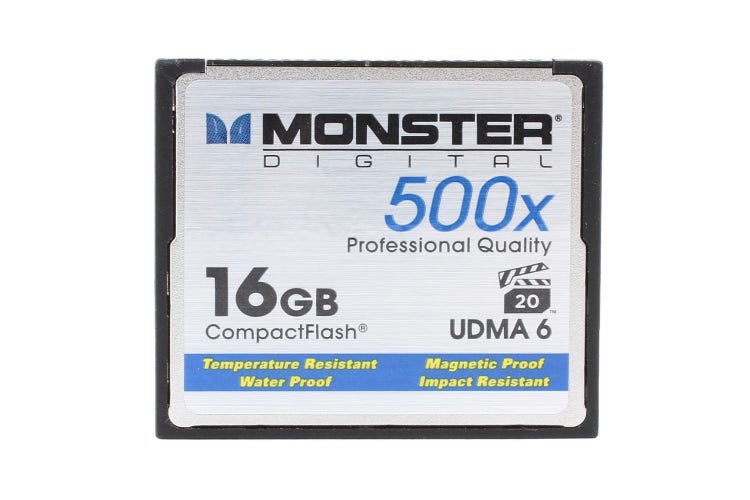 Monster Digital 16GB CompactFlash Card - 16 GB, 500x | Sweetwater