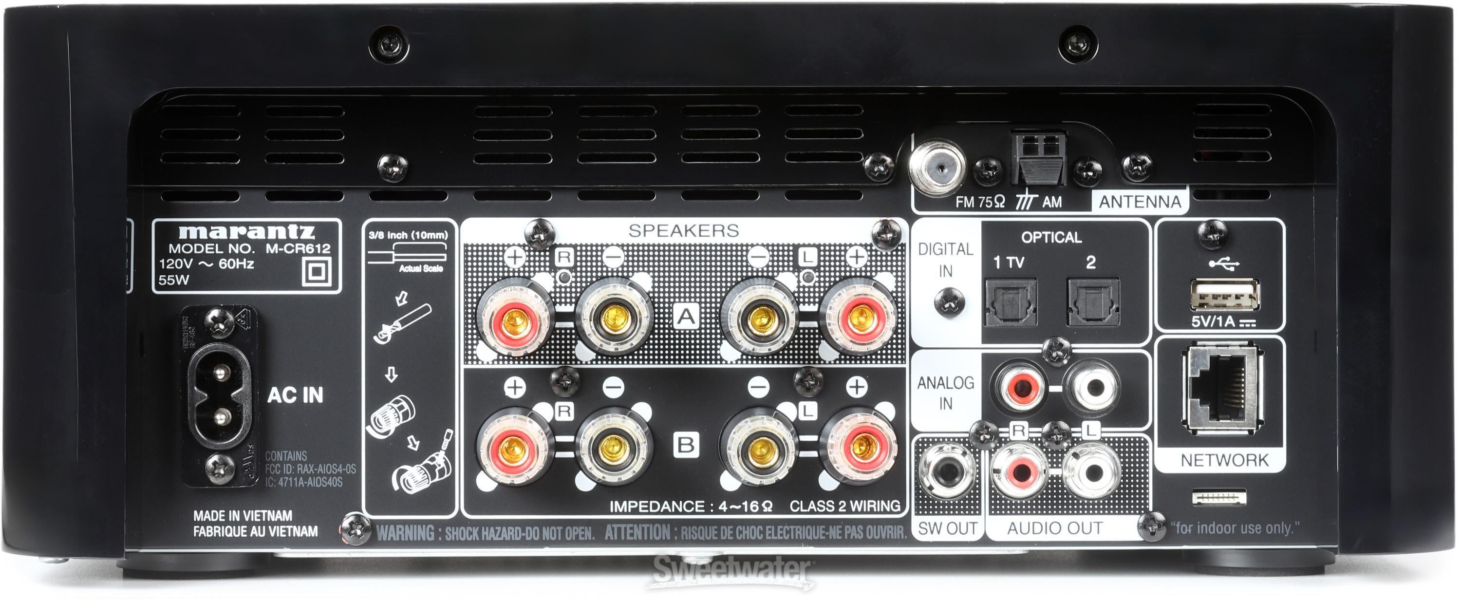 Marantz M-CR612 Network Receiver and CD Player | Sweetwater