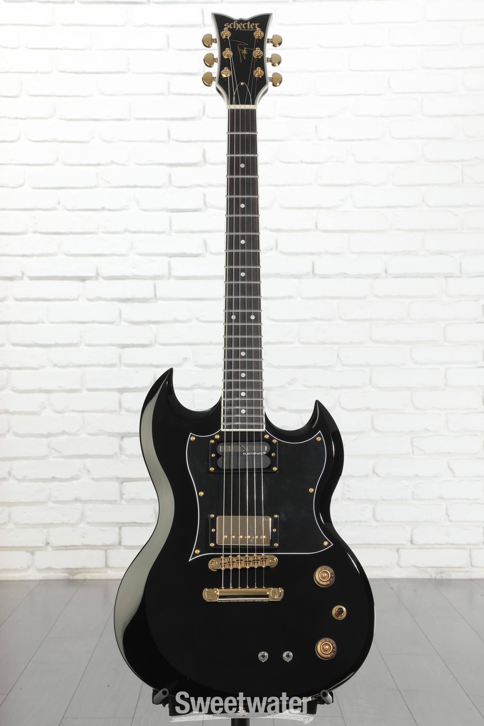 Schecter ZV-H6LLYW66D-S Zacky Vengeance Signature Electric Guitar