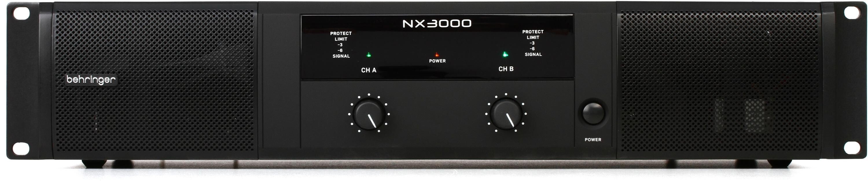 Behringer NX3000 3000W 2-channel Power Amplifier | Sweetwater
