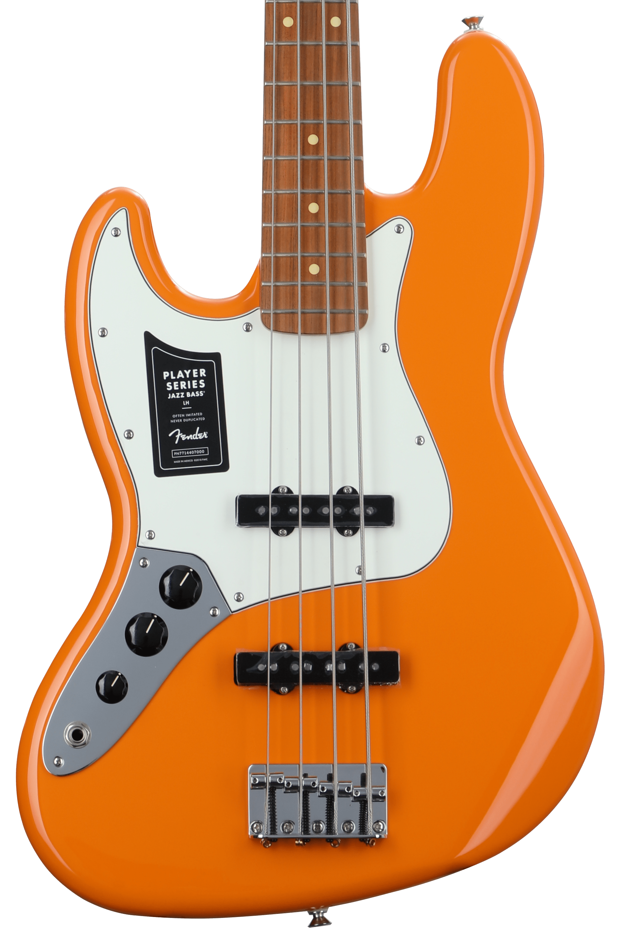 Fender Player Jazz Bass Left-handed - Capri Orange with Pau Ferro 