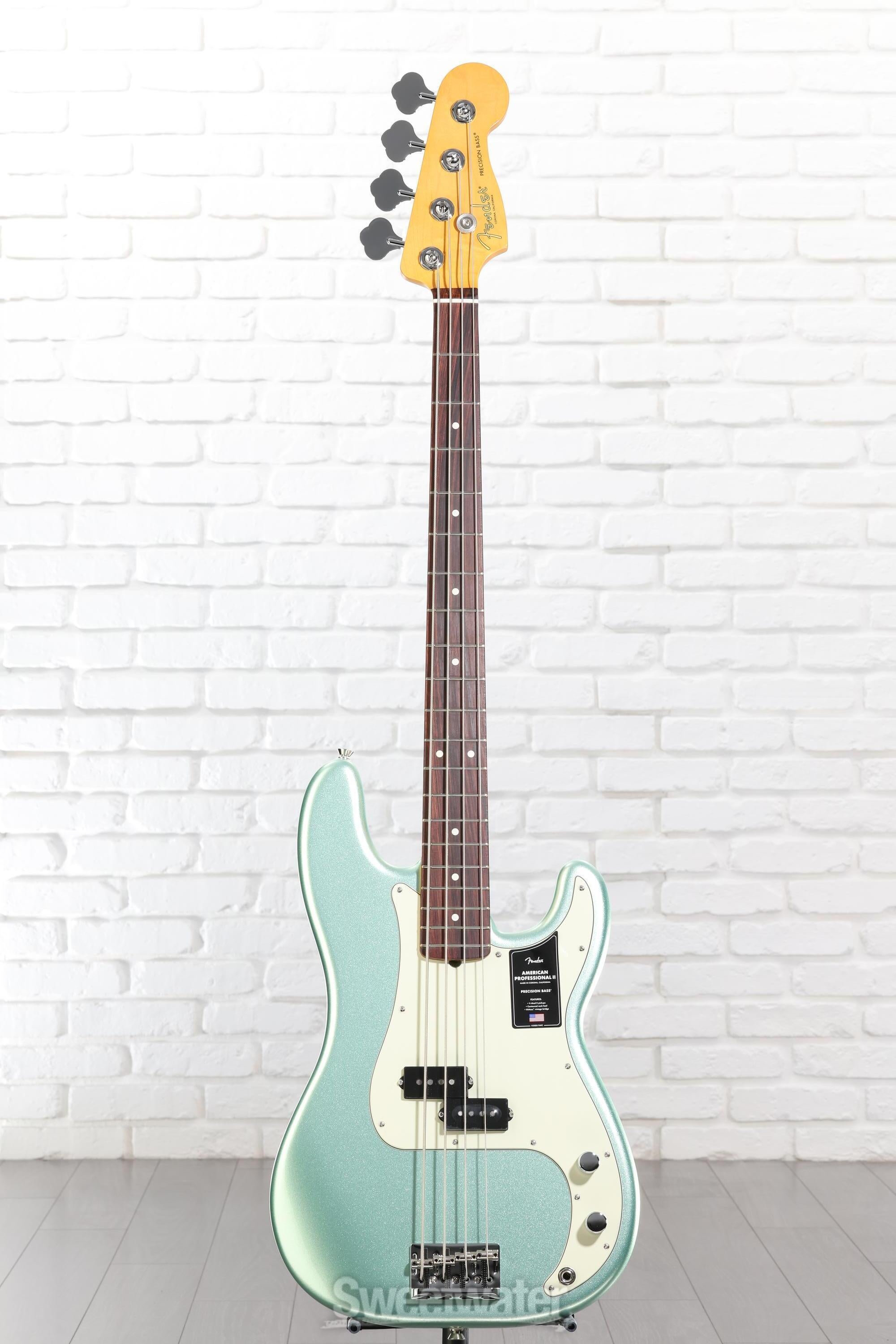Fender American Professional II Precision Bass - Mystic Surf Green