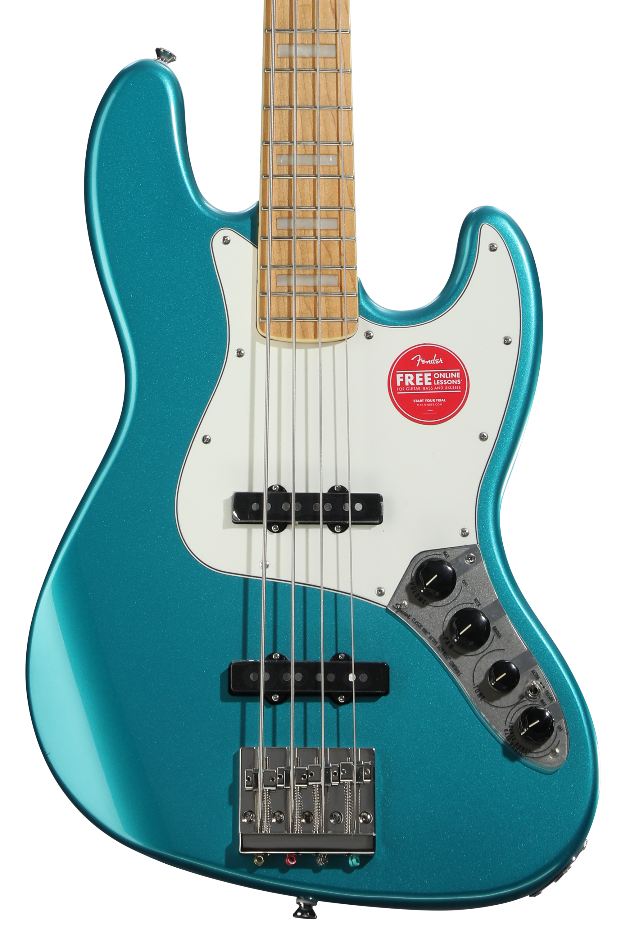 Squier Classic Vibe Active '70s Jazz Bass - Ocean Turquoise