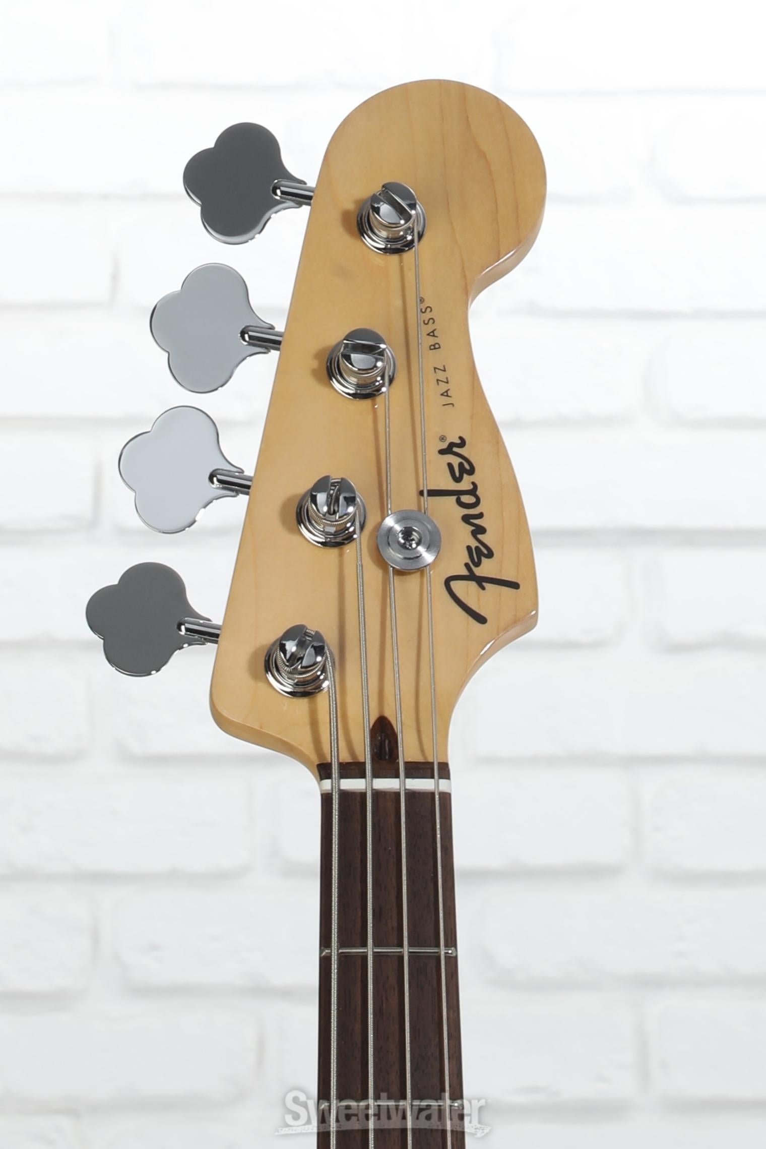 Fender Standard Jazz Bass - Olympic White, Laurel