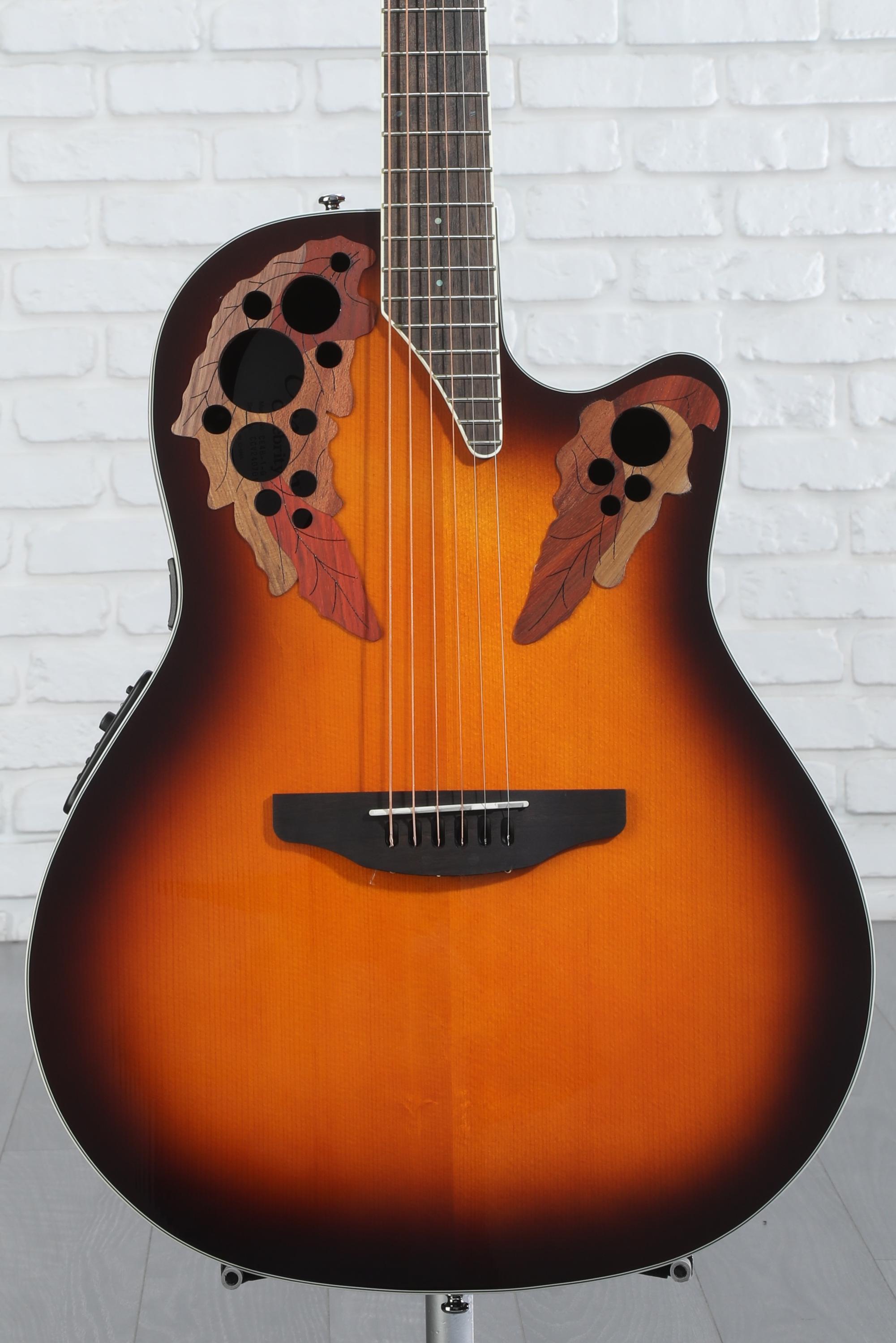 Ovation Elite Celebrity Super Shallow - Sunburst | Sweetwater