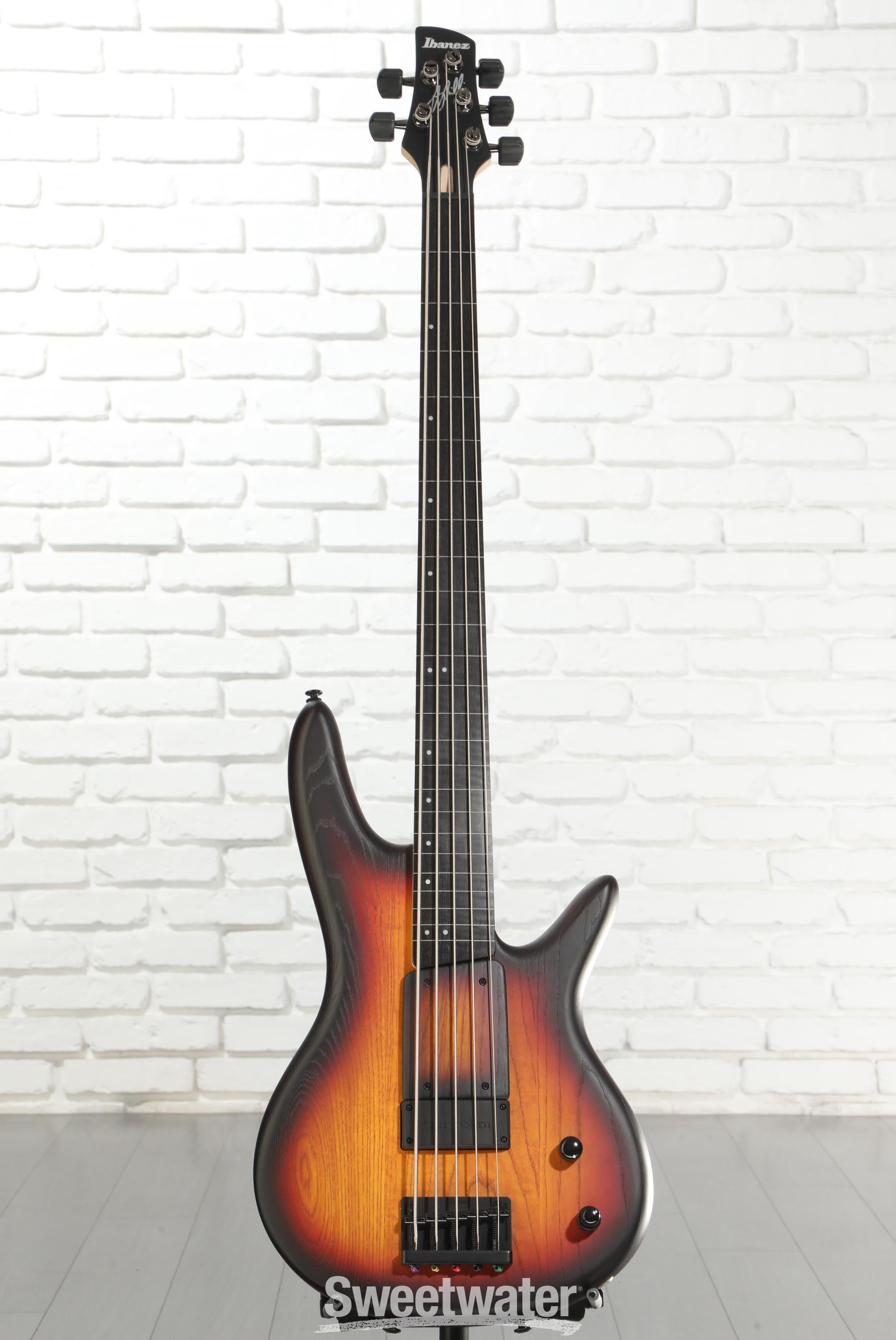 Ibanez Gary Willis Signature GWB205 Fretless Bass Guitar - Tequila