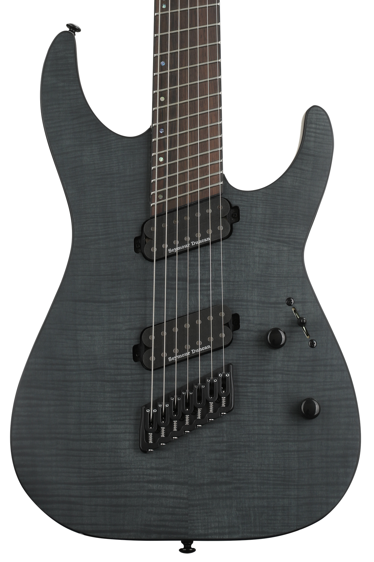 ESP LTD M-1007 Multi-Scale - See Thru Black Satin | Sweetwater