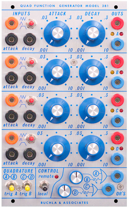 Buchla 281 Quad Function Generator Classic Reissue Module