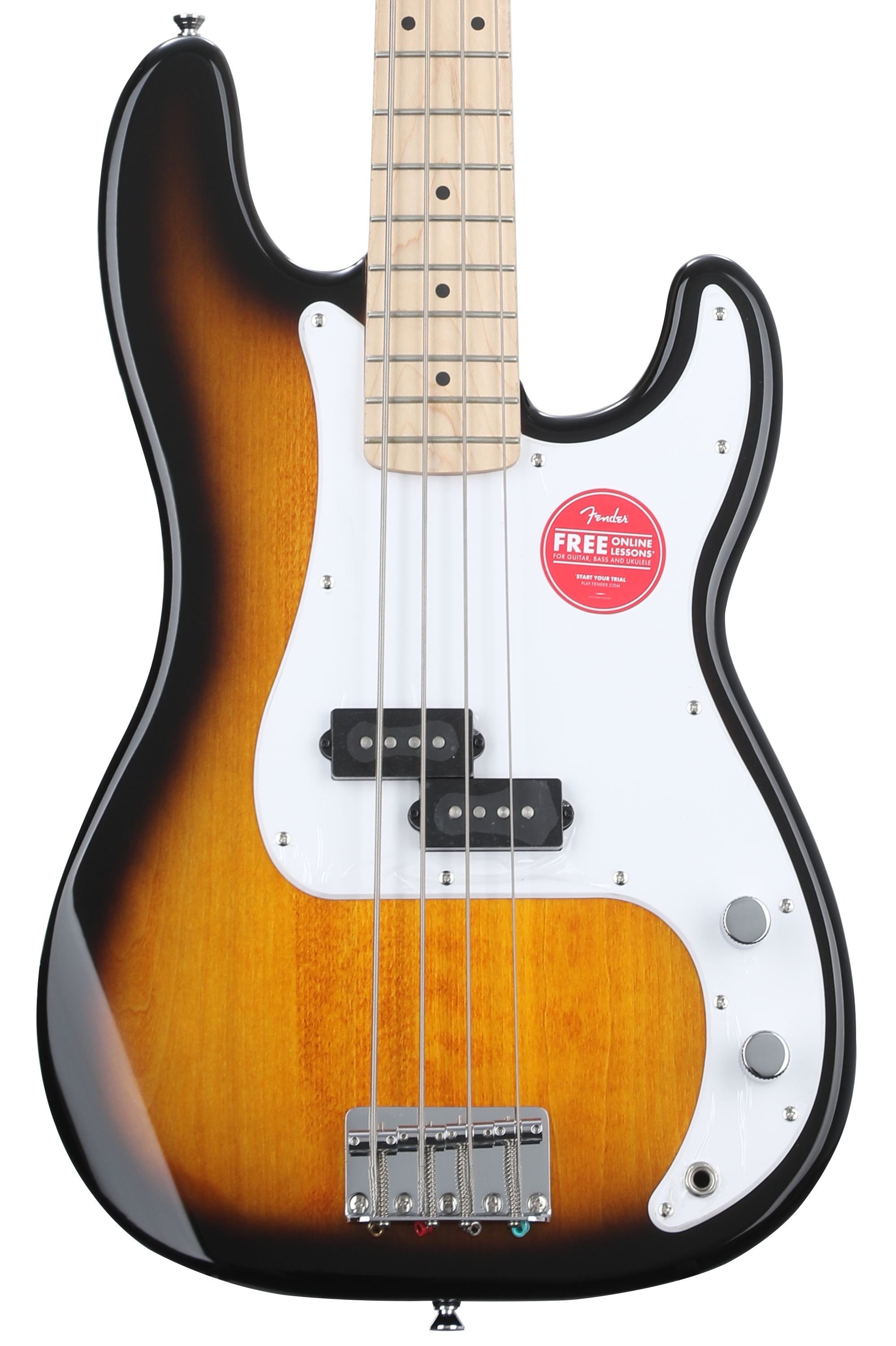 Squier precision deals bass sunburst