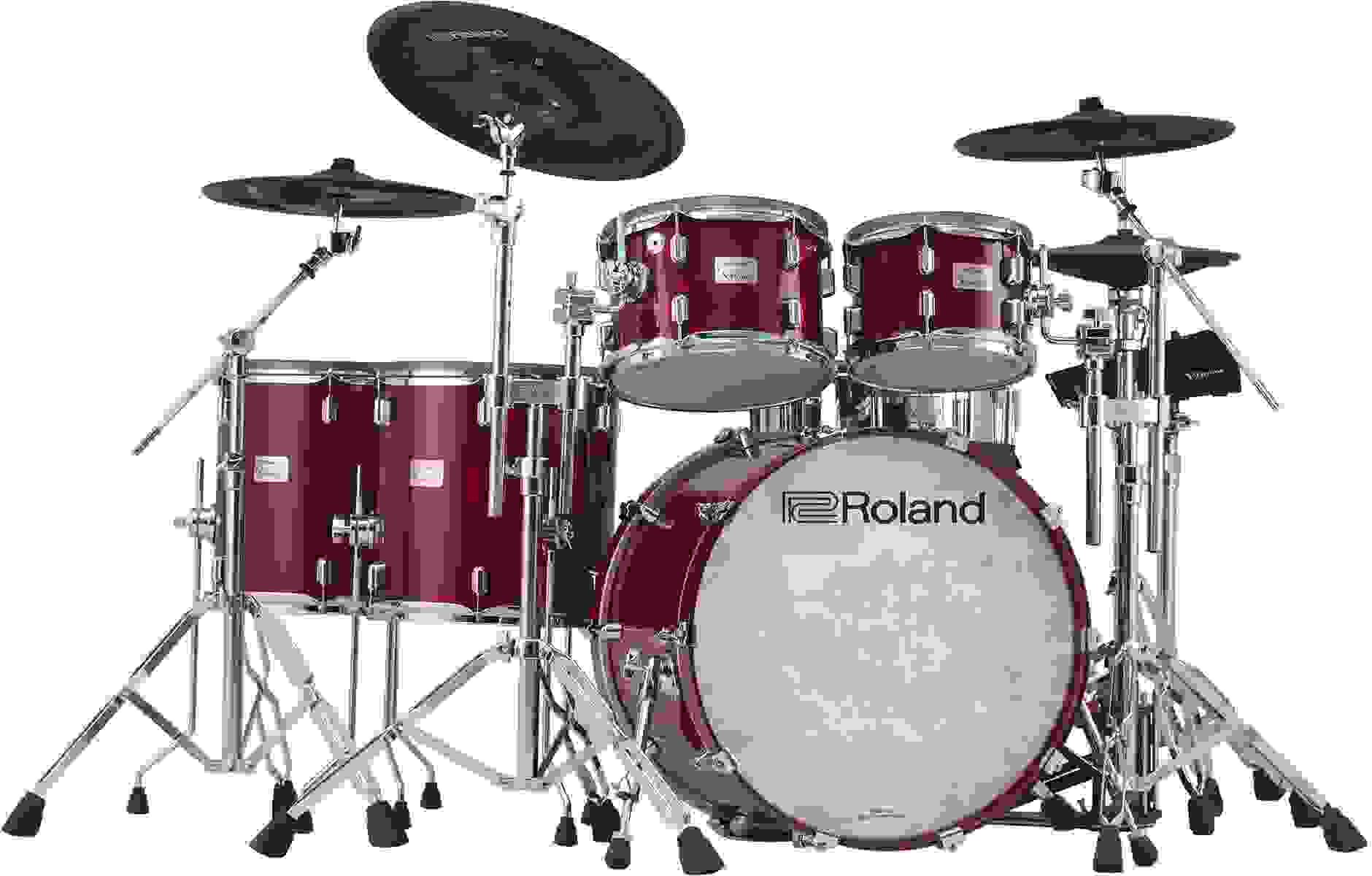Roland V-Drums Acoustic Design VAD716 Electronic Drum Set - Gloss Cherry