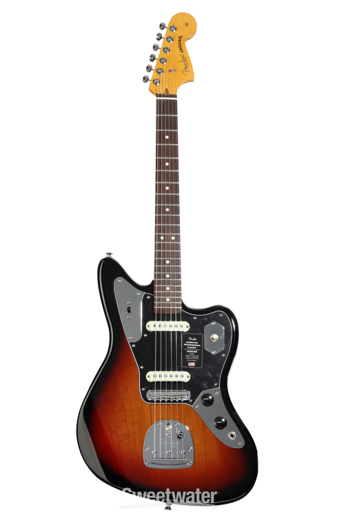 ギター Fender USA American Professional Jaguar Fender American Pro Jaguar Maple Guitar Faded Lake Placid Blue