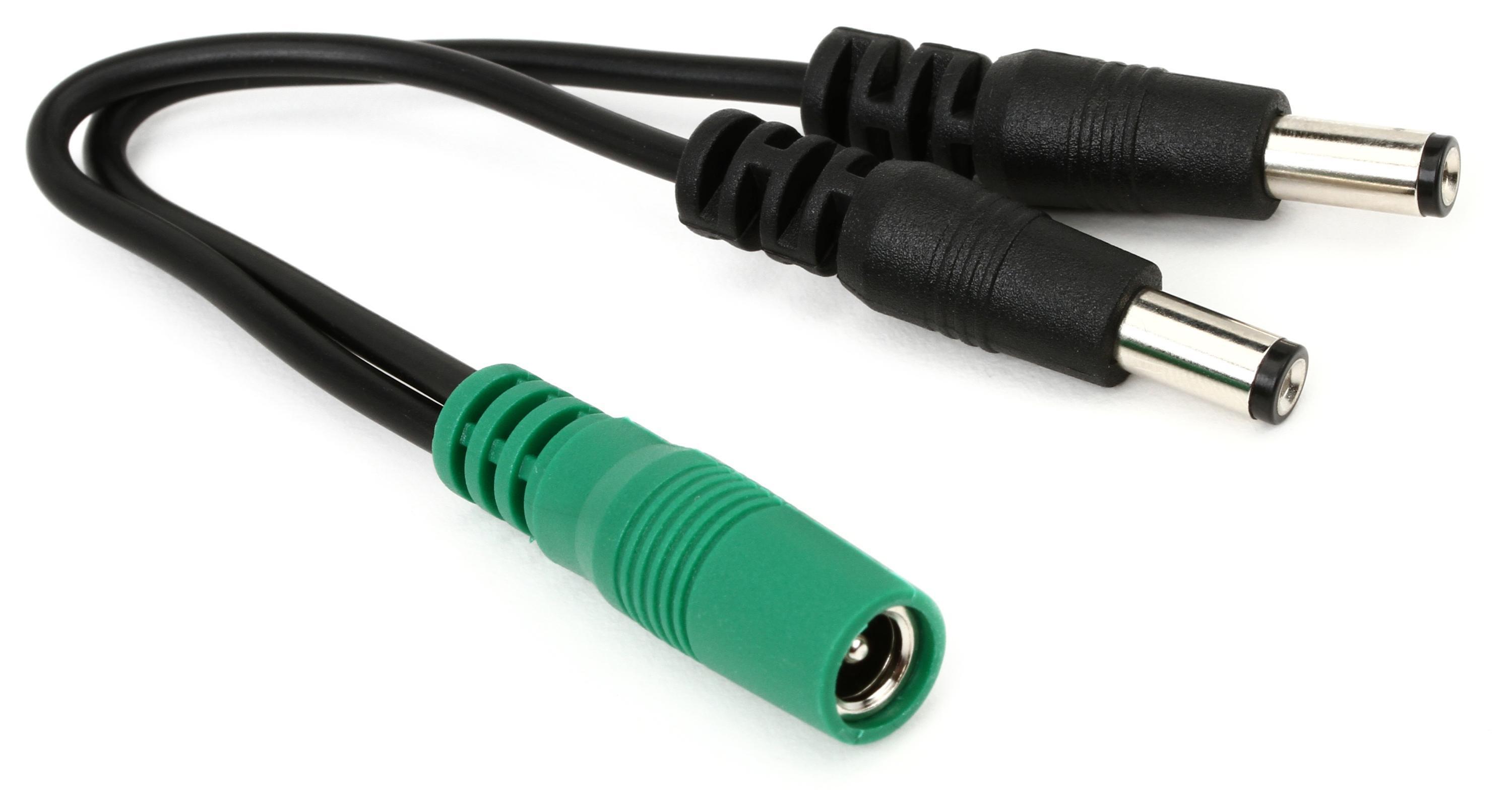 Voodoo Lab 2.1mm Current Doubler Adapter Cable - Dual Straight to 
