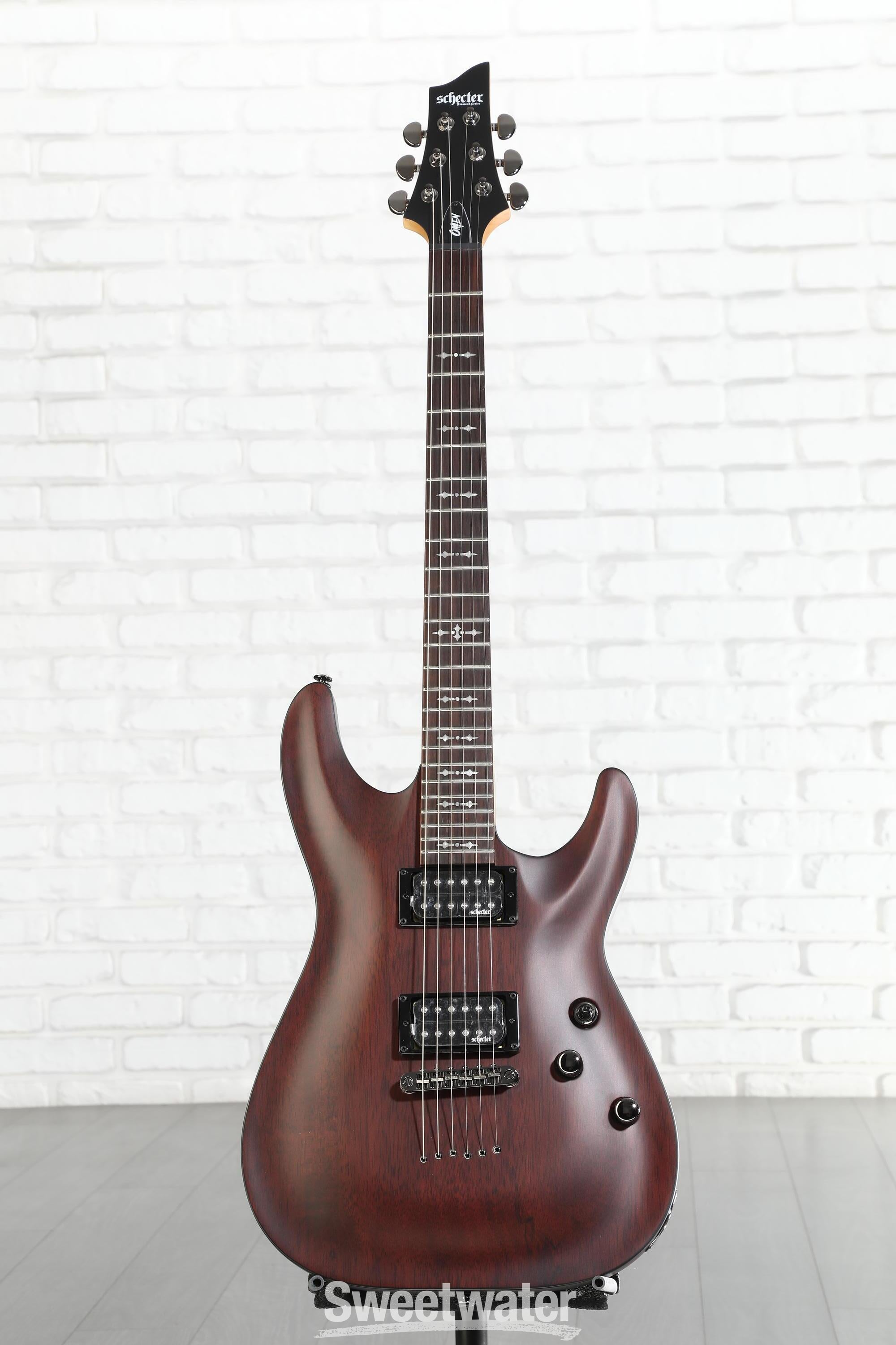 Schecter Omen-6 Electric Guitar - Walnut Satin Reviews | Sweetwater