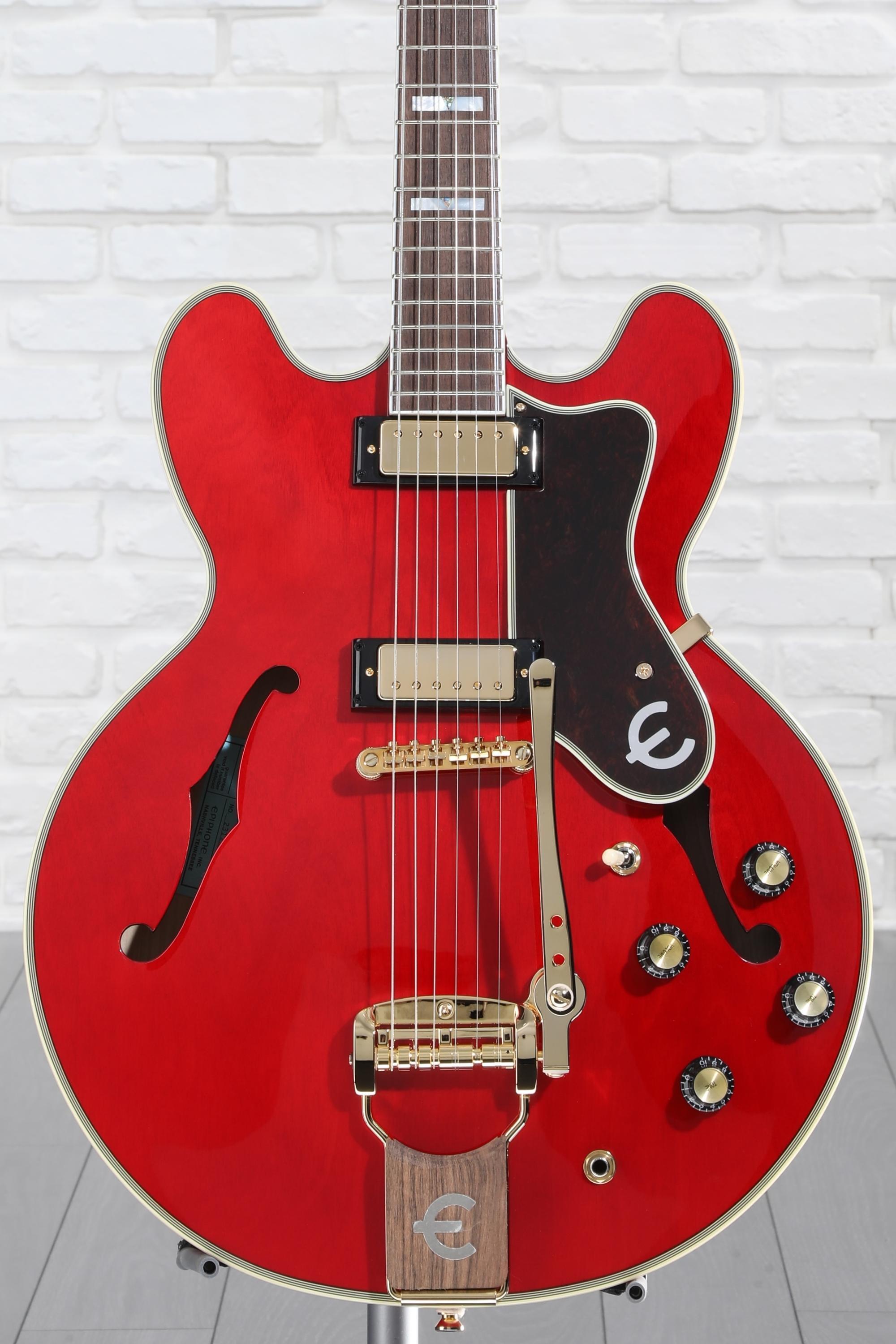 Epiphone 150th Anniversary Sheraton Semi-hollowbody Electric Guitar -  Cherry | Sweetwater