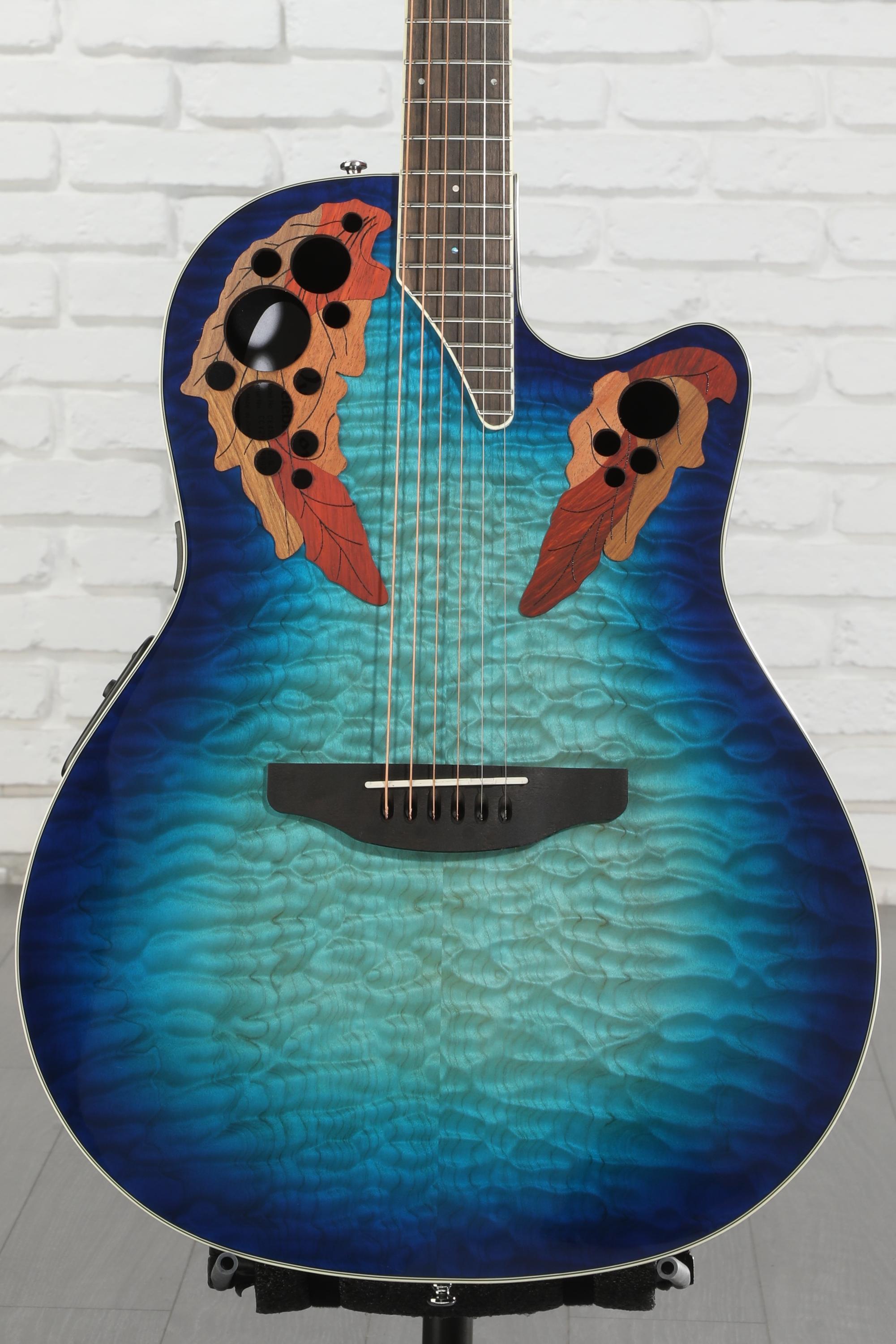 Ovation Celebrity Elite CE48P-RG Super Shallow Acoustic-Electric