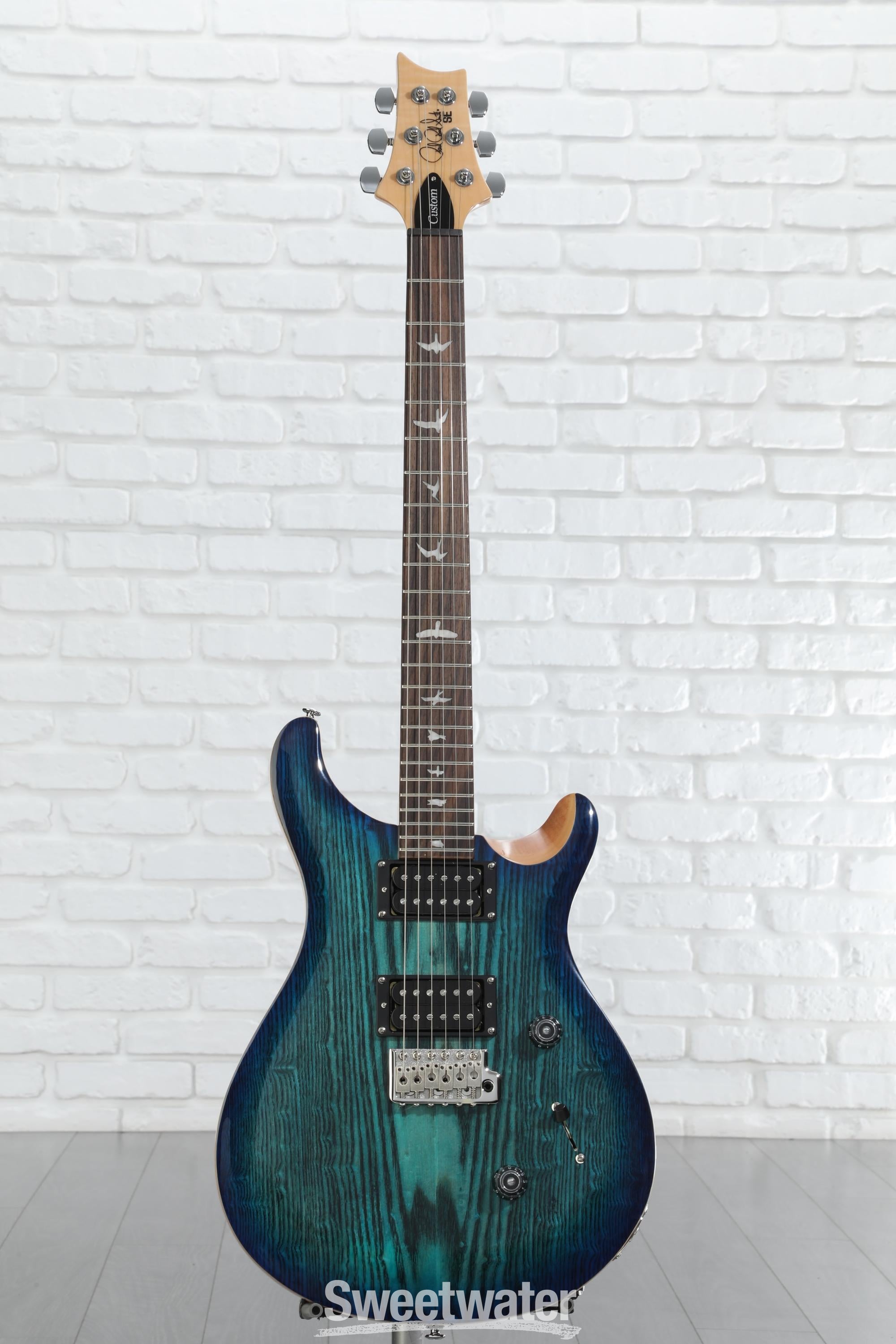 PRS SE Custom 24 Exotic Electric Guitar - Lake Blue | Sweetwater PRS SE Custom 24 Exotic Electric Guitar - Lake Blue | Sweetwater