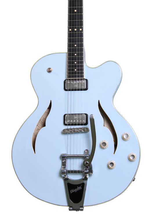 Hofner Verythin Single Cutaway - Light Blue