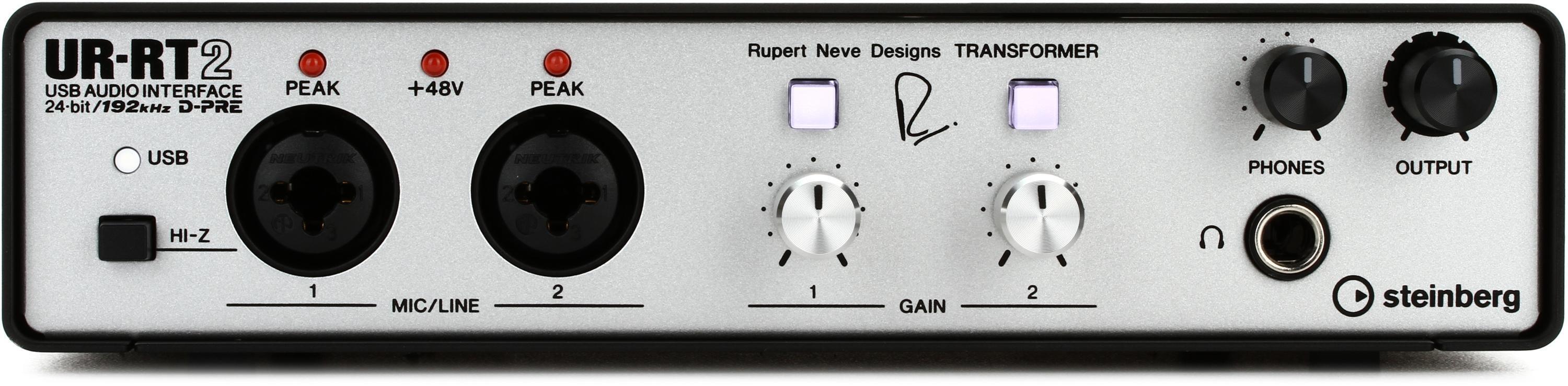 定番人気低価STEINBERG UR-RT2 スタインバーグ 24bit/192kHz対応 USBオーディオインターフェイス Rupert Neve Designs ニーヴ デザイン yamaha ヤマハ オーディオインターフェース