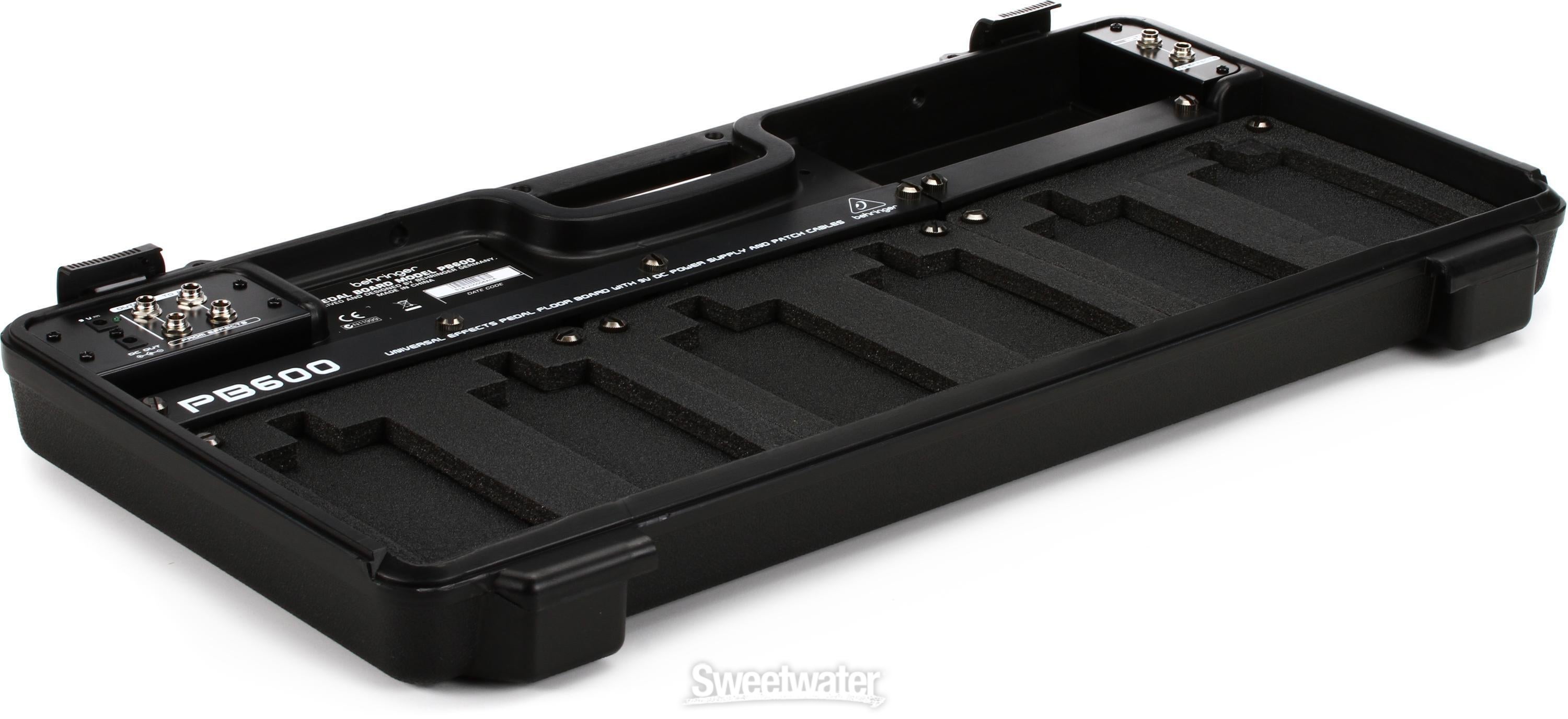 Behringer PB600 Pedalboard with Power Supply | Sweetwater