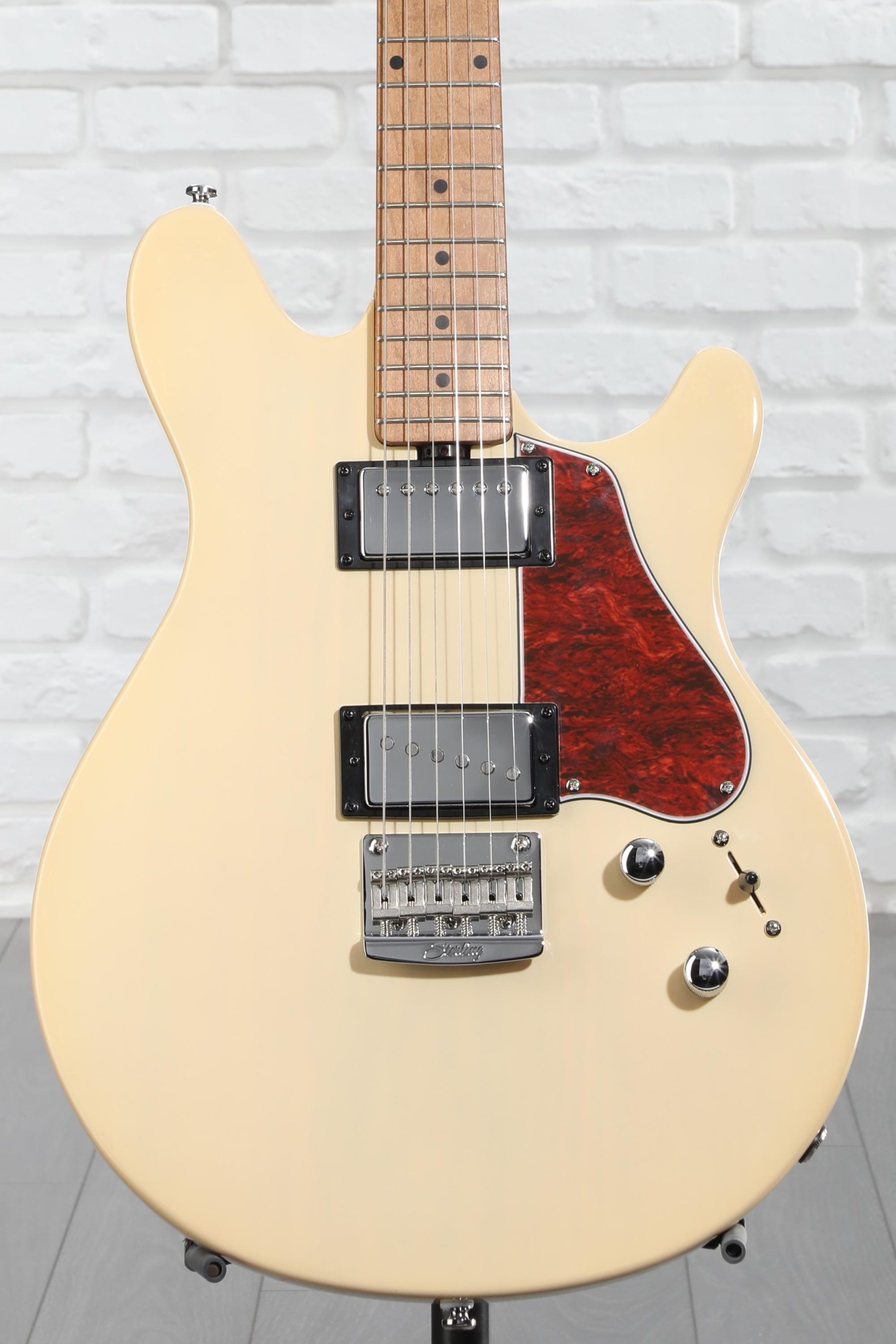 Sterling By Music Man Valentine Electric Guitar - Trans Buttermilk