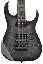 Photo of Ibanez J Custom RG8527 7-string Electric Guitar - Black Rutile
