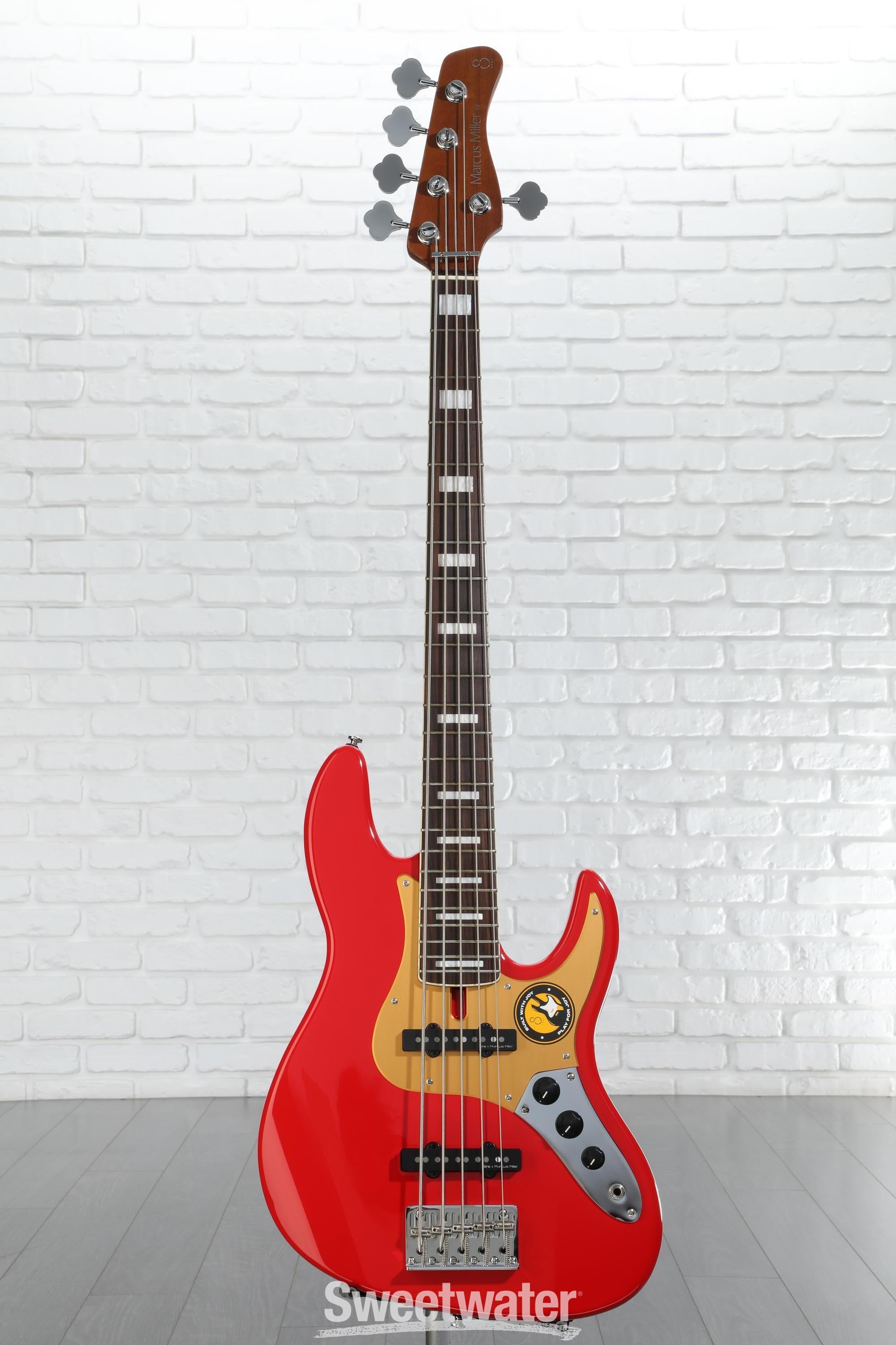 Sire Marcus Miller V5 24 5-string Bass Guitar - Dakota Red