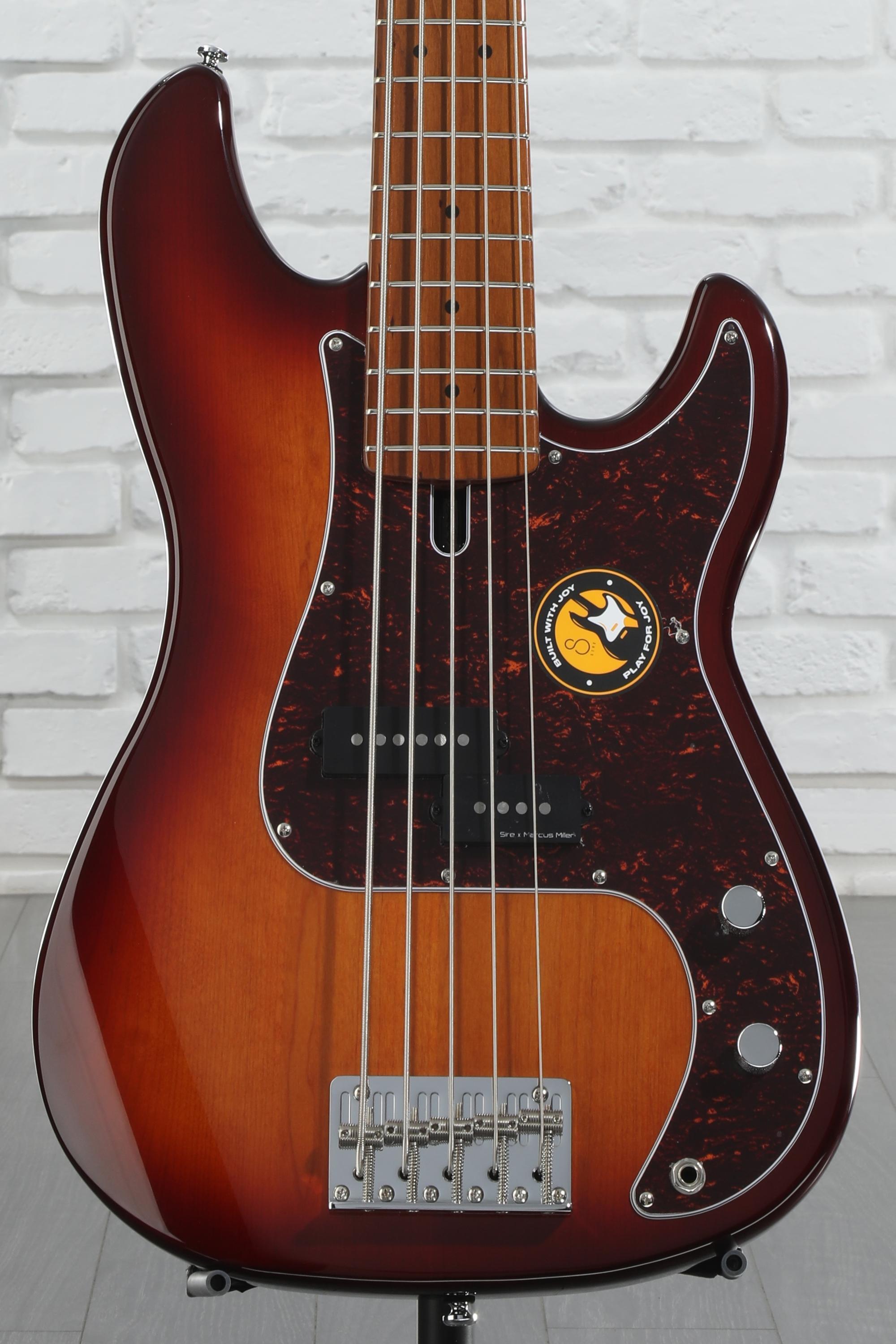 Sire Marcus Miller P5 Alder 5-string Bass Guitar - Tobacco