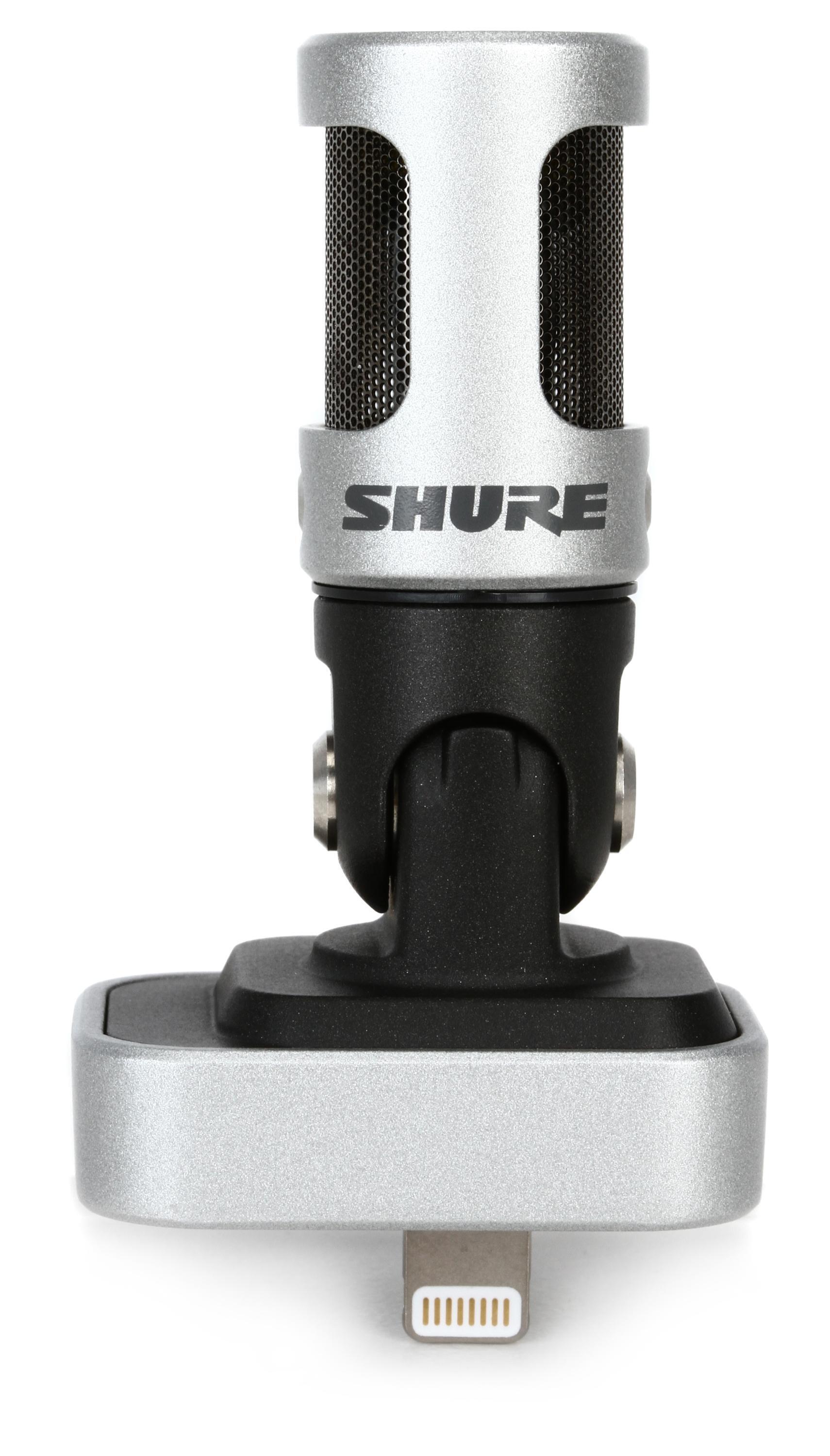 Shure MV88 Digital Stereo Condenser Microphone for iOS | Sweetwater