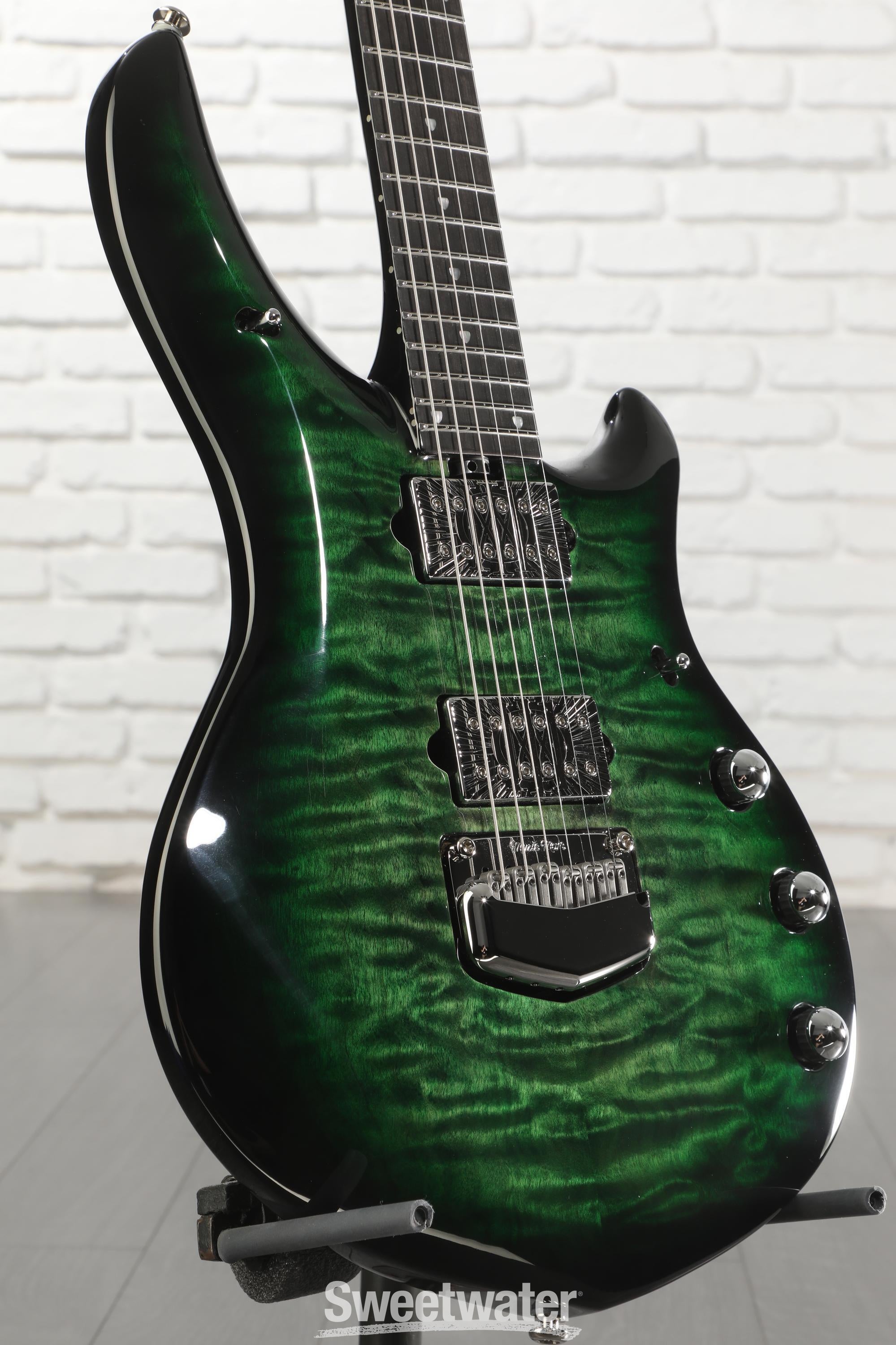 Photo of Ernie Ball Music Man BFR John Petrucci Majesty 6 Electric Guitar - Malachite