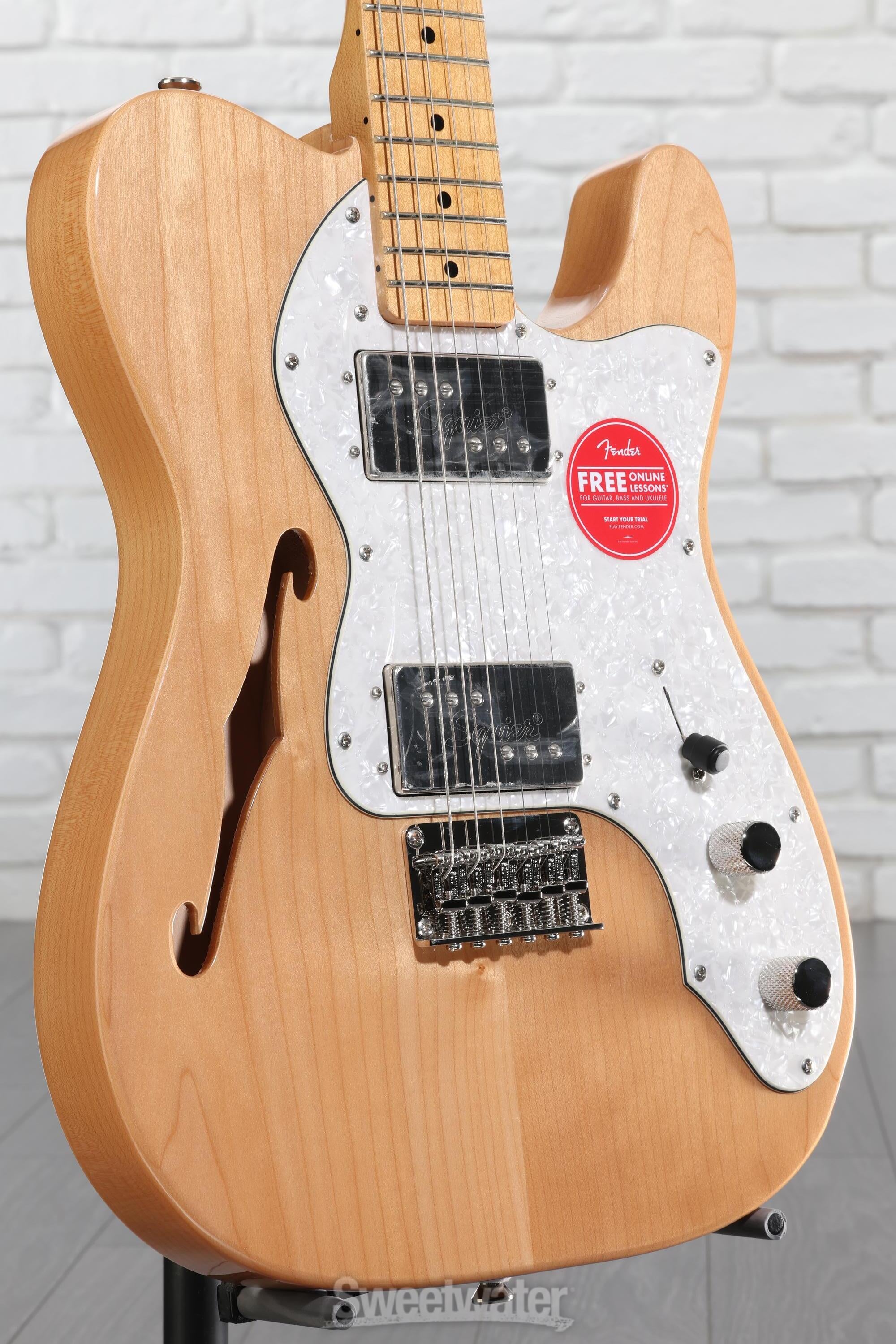 ギター Squier by Fender 70s Telecaster Thinline Squier Classic Vibe '70s Telecaster Thinline - Natural