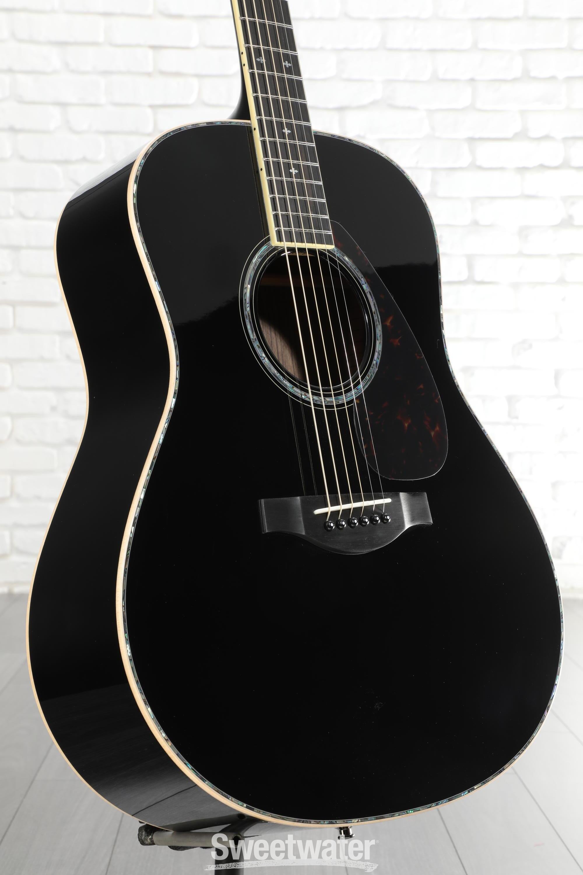 Yamaha LL16D ARE Original Jumbo Acoustic-electric Guitar - Black