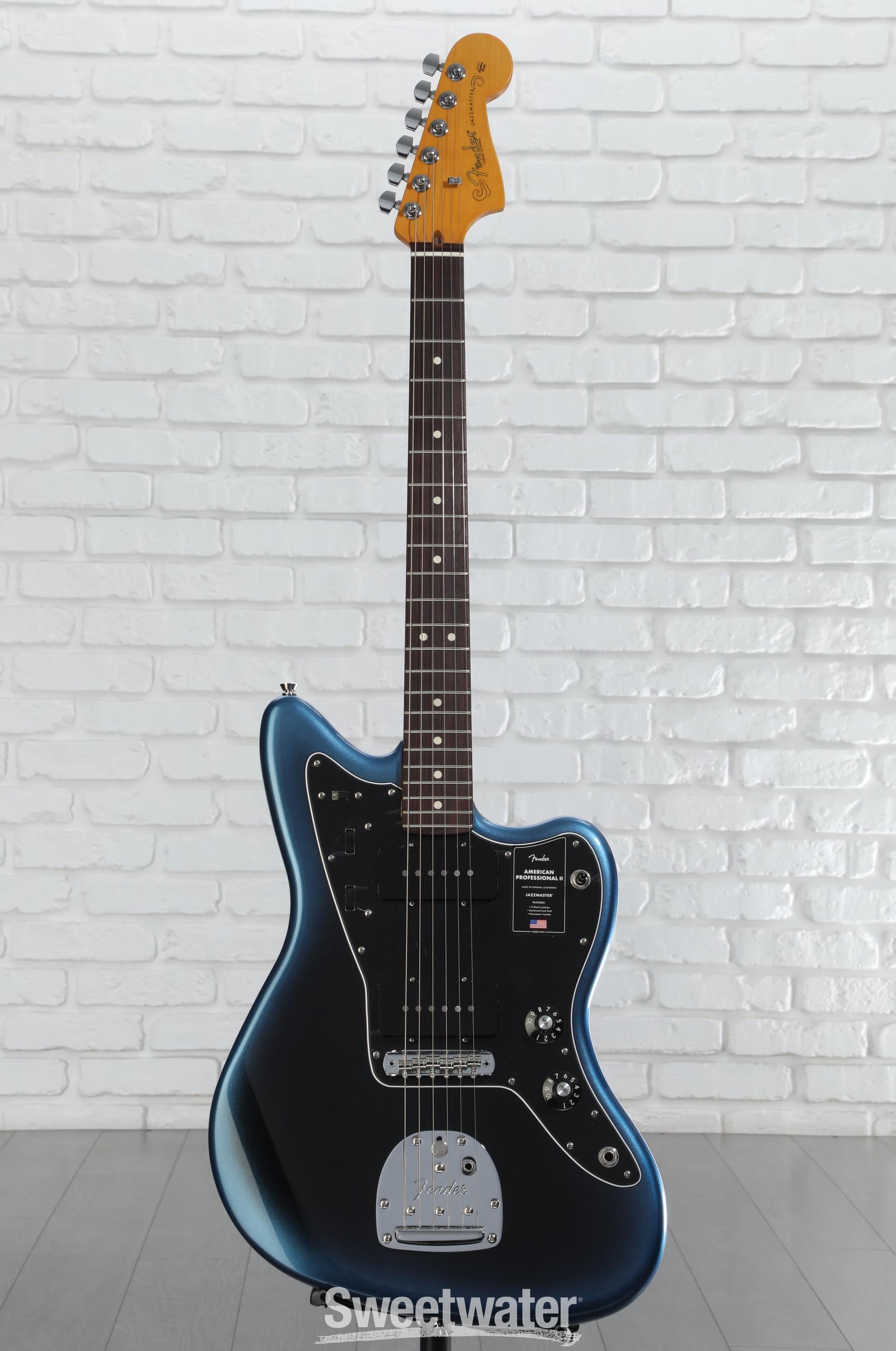 ギター American Professional II Jazzmaster Fender American Professional II Jazzmaster - Dark Night with