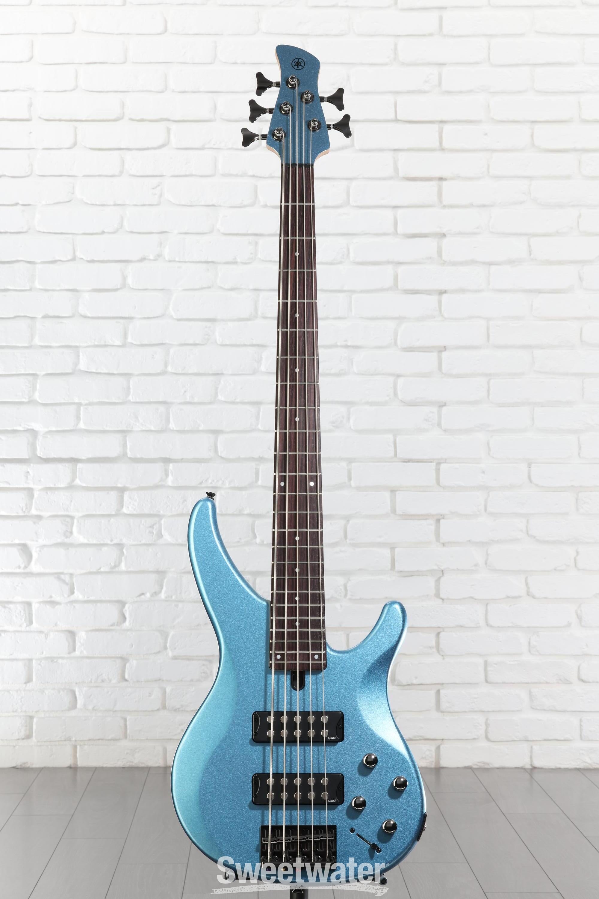 Yamaha TRBX305 5-string Bass Guitar - Factory Blue | Sweetwater