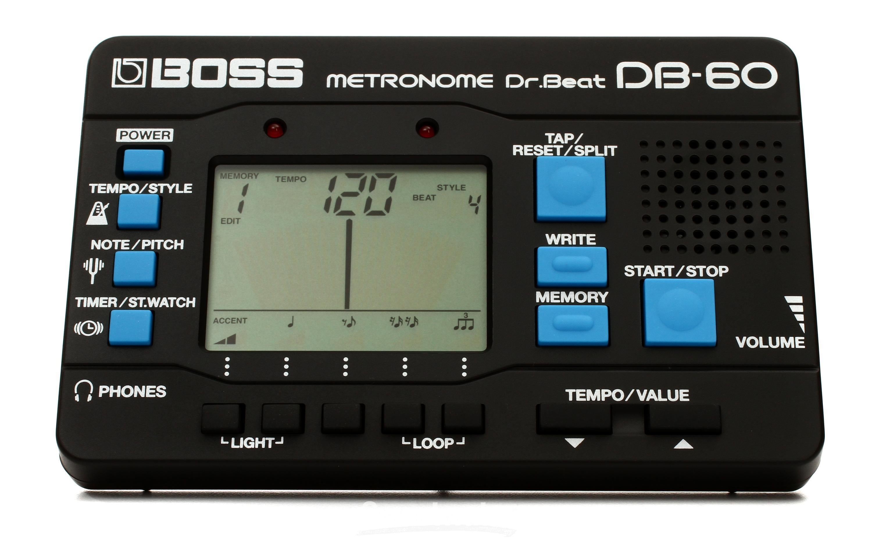 Boss DB-60 Dr. Beat Metronome with Rhythmic Patterns