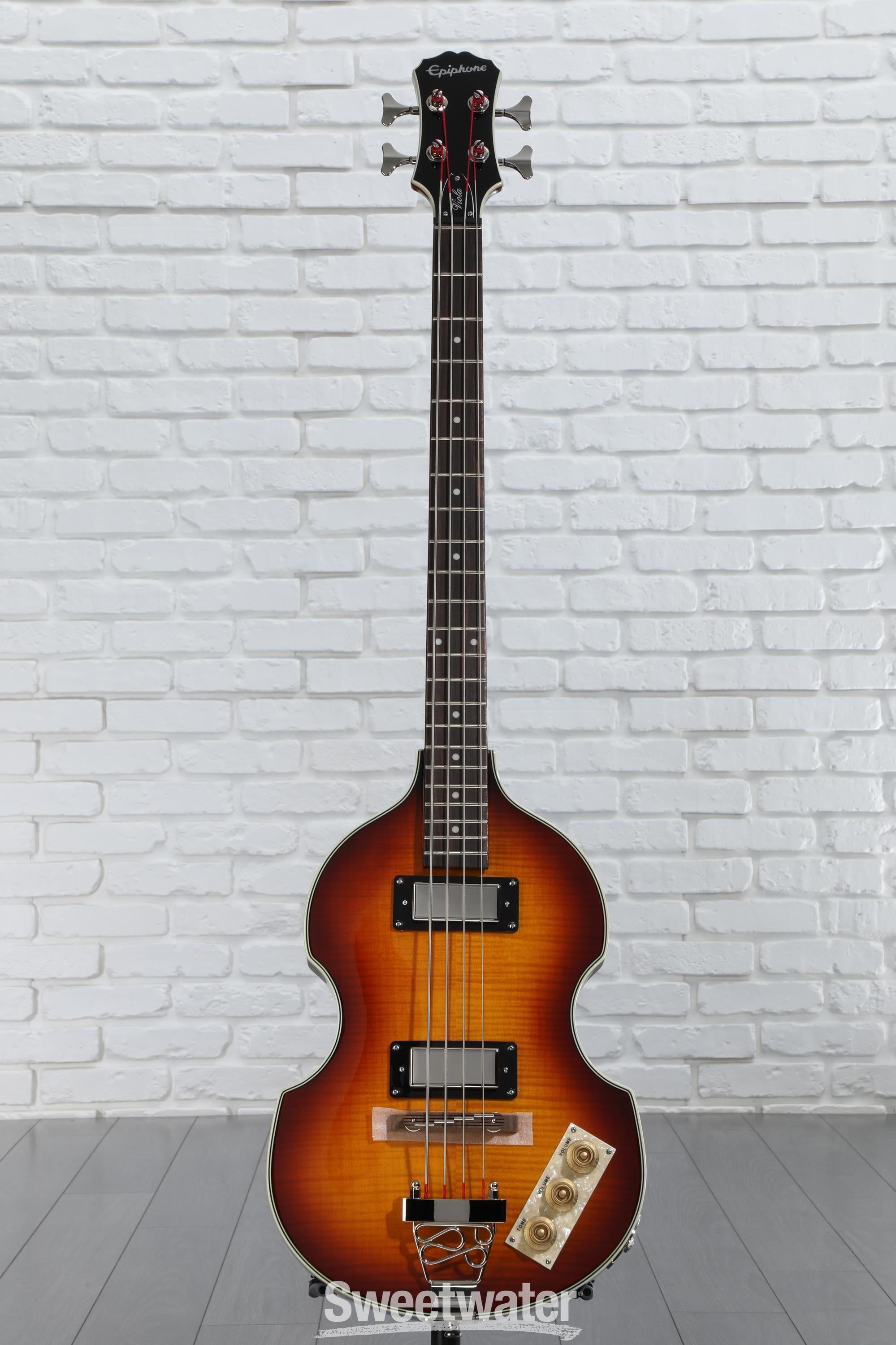 エピフォン ビオラベース Epiphone エピフォン Viola Bass Vintage Sunburst バイオリン