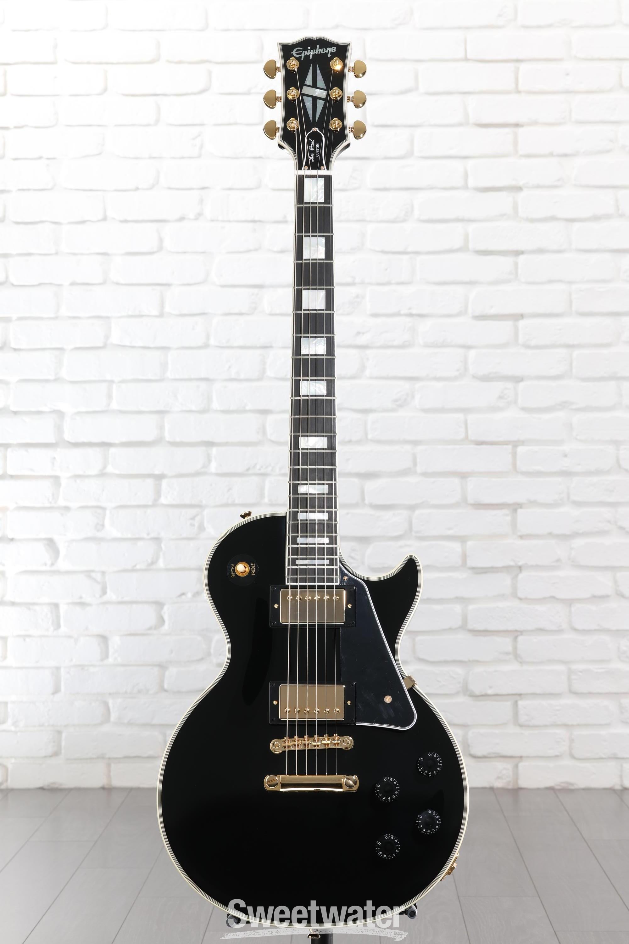 Epiphone Inspired by Gibson Custom Les Paul Custom Electric Guitar