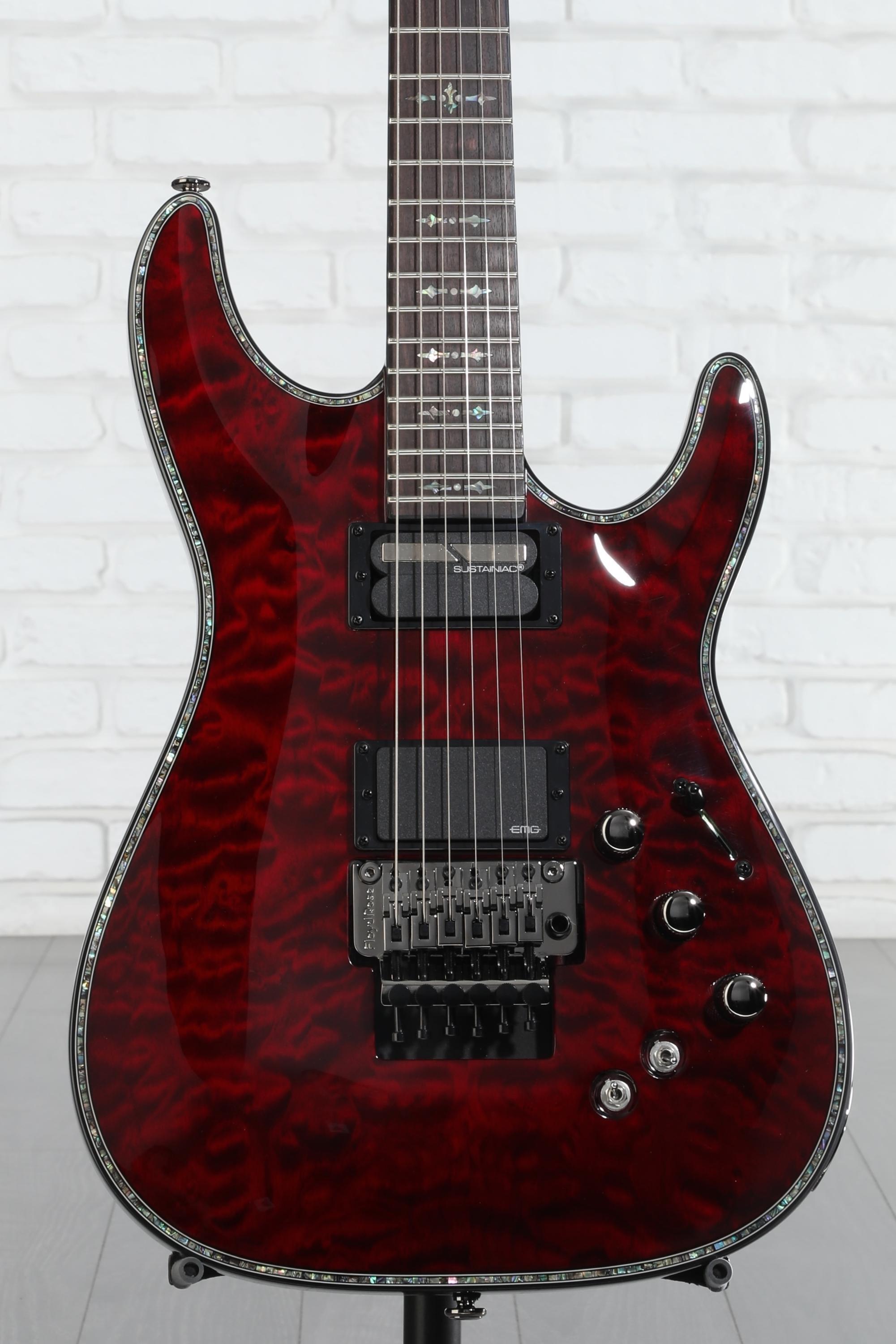 Schecter Hellraiser C-1 FR-S Electric Guitar - Black Cherry