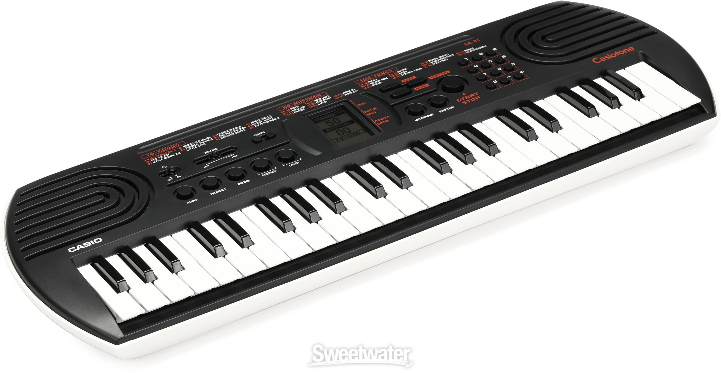 מסדר נייד Casio SA-81 44 מפתחותמסדר נייד Casio SA-81 44 מפתחות  