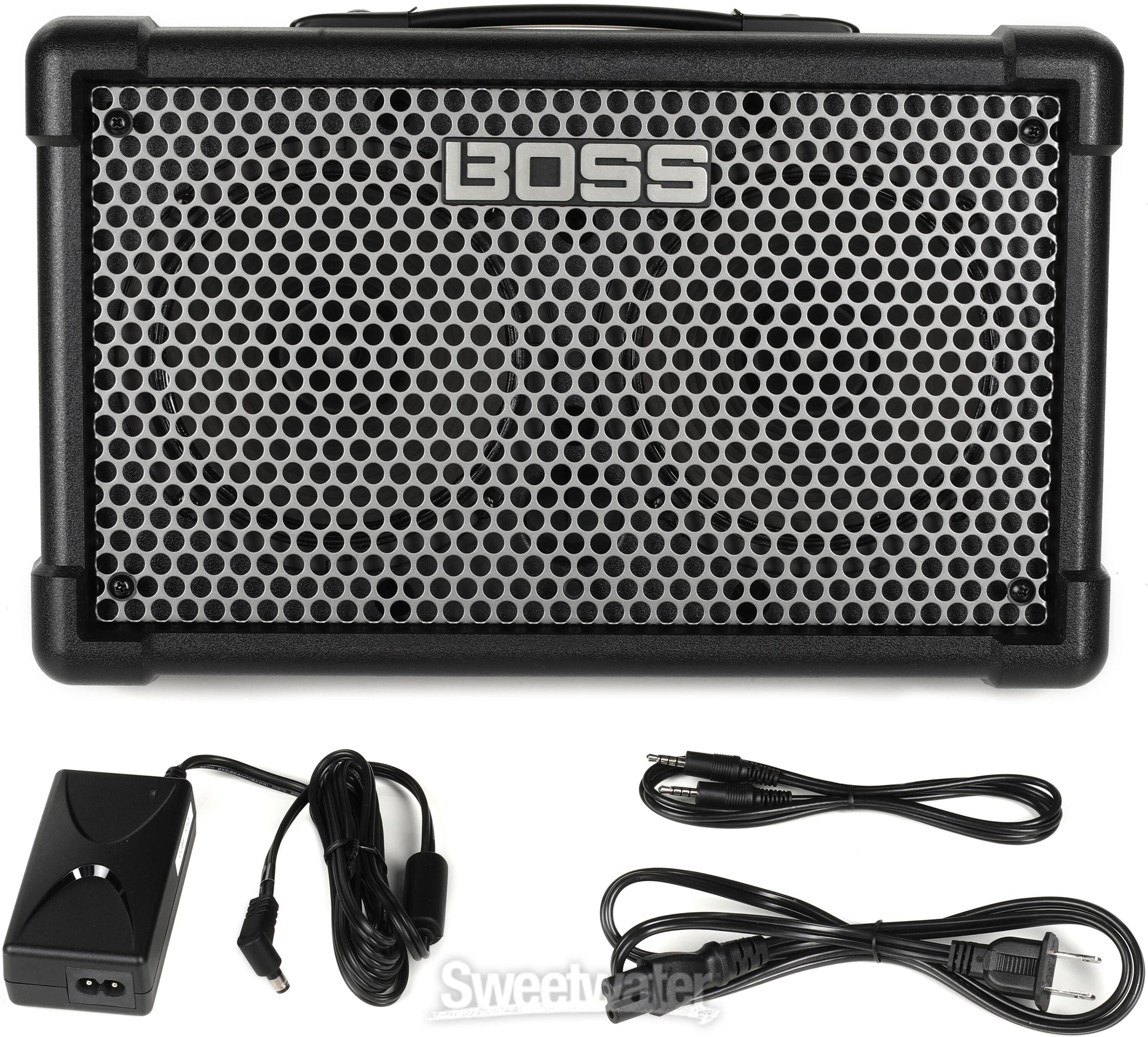 Boss CUBE Street 2 - 2 x 6.5-inch 10-watt Battery Powered Combo Amp - Black