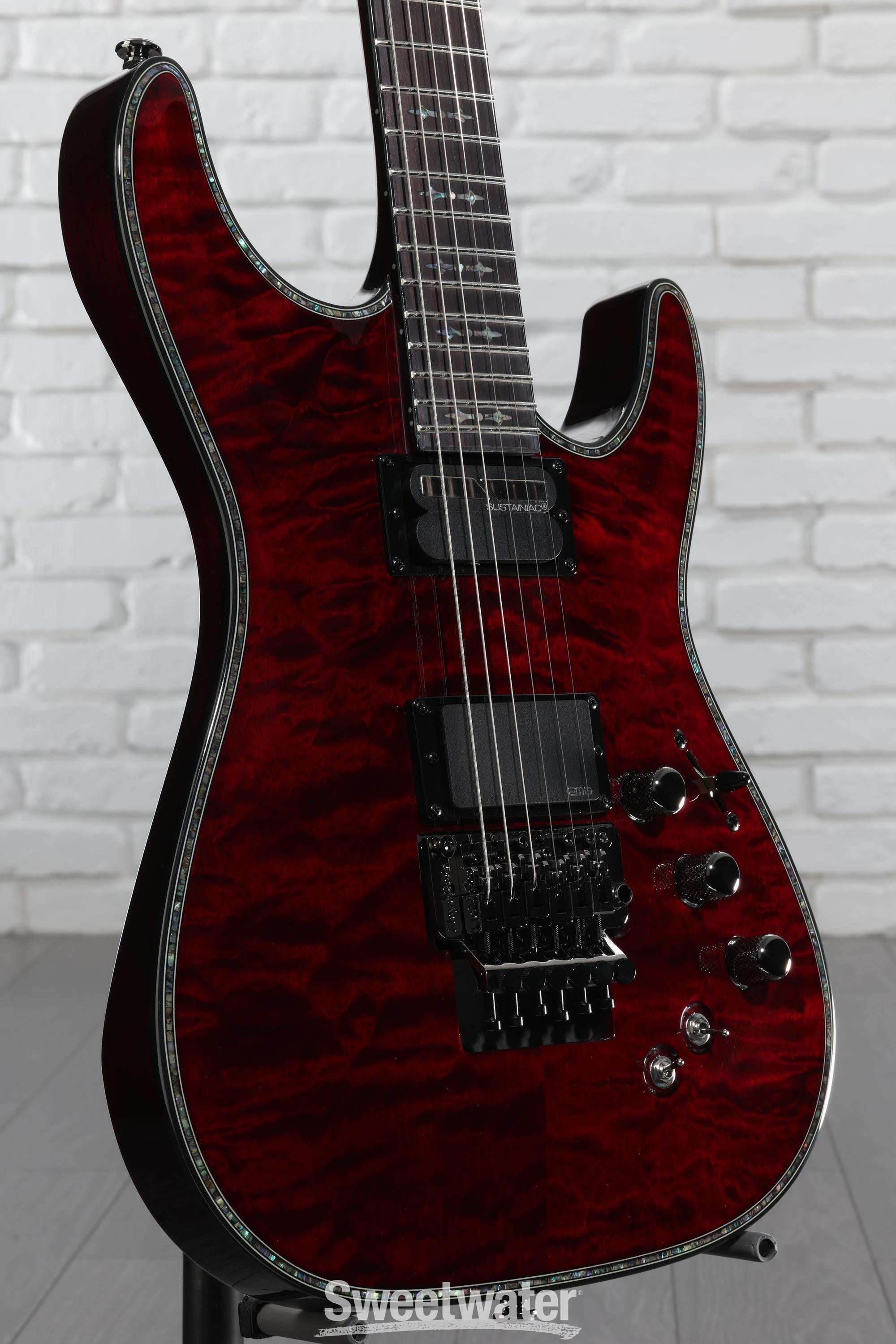 Schecter Hellraiser C-1 FR-S Electric Guitar - Black Cherry