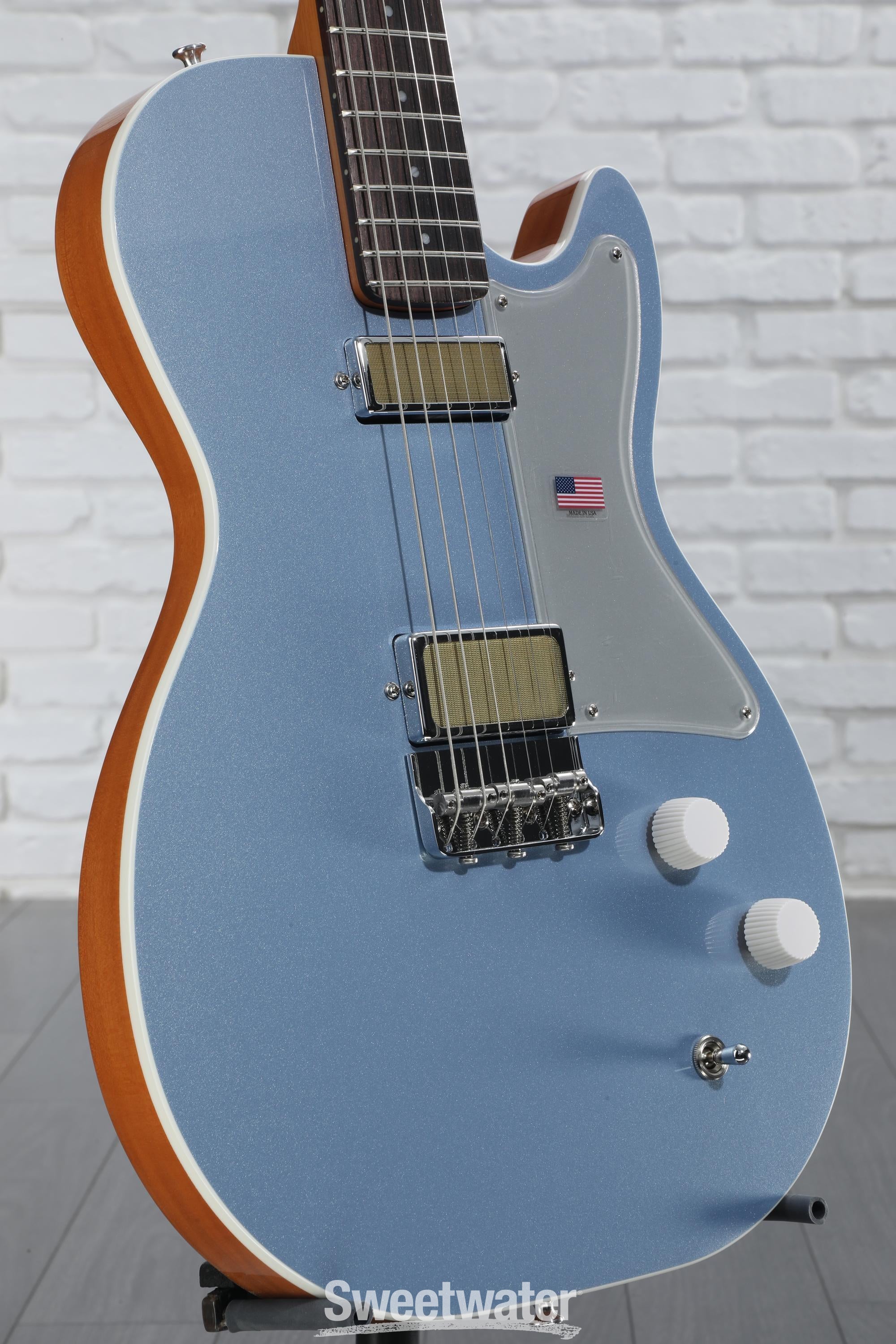 Harmony Jupiter Thinline Semi-hollowbody Electric Guitar - Sky