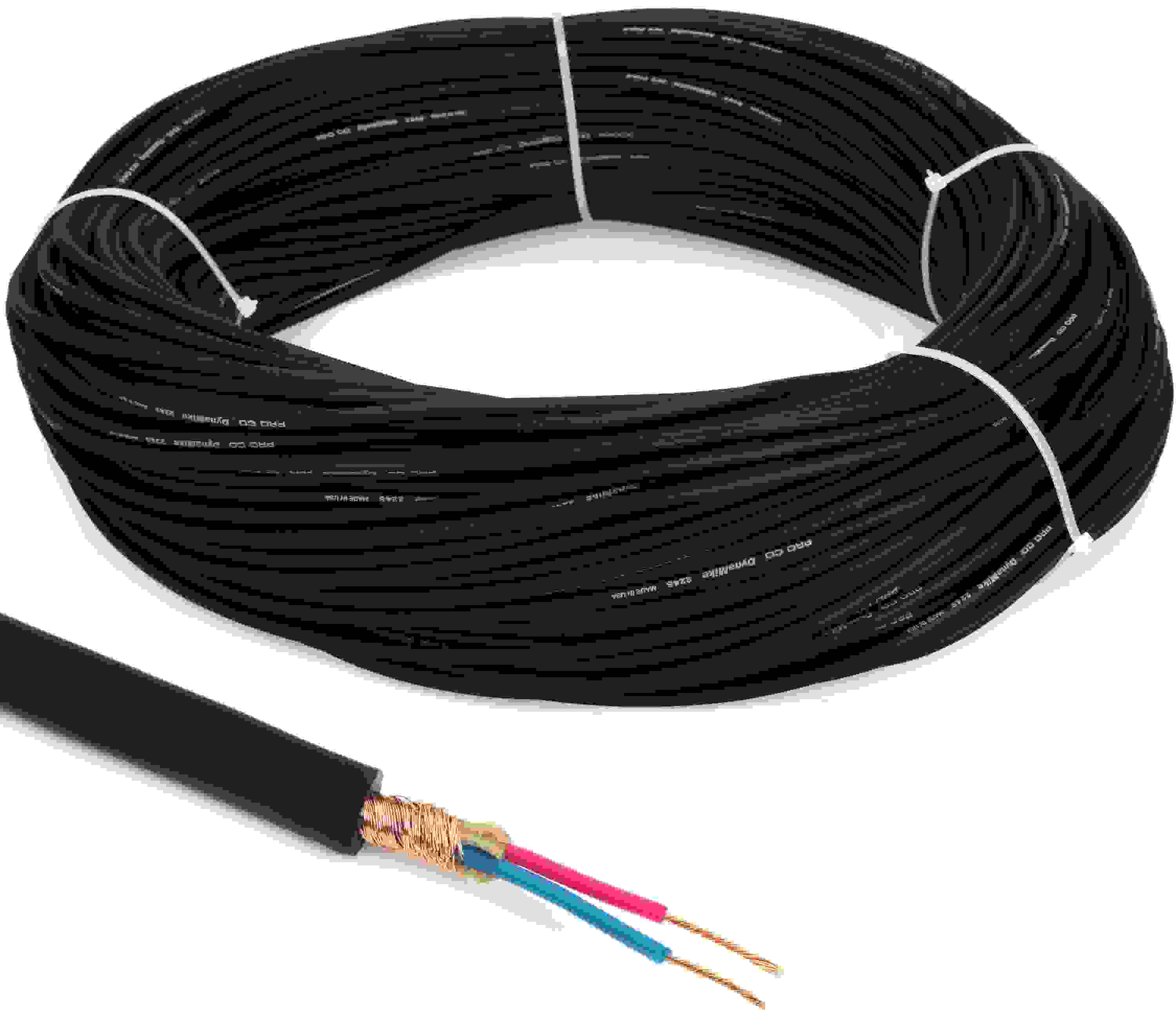 Pro Co DynaMike 224S Bulk Audio Wire - 500 feet