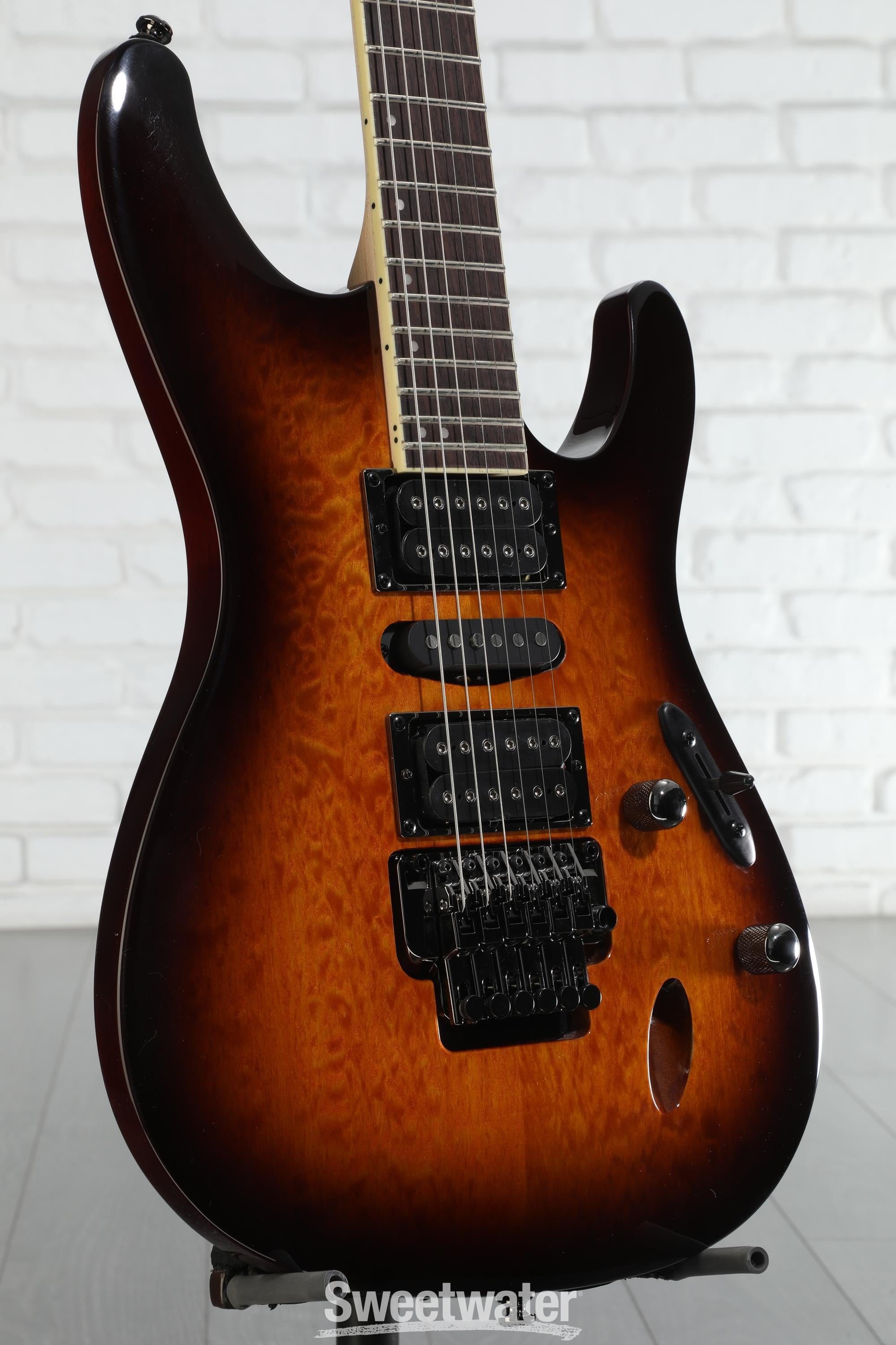 Ibanez S670QM Electric Guitar - Dragon Eye Burst | Sweetwater