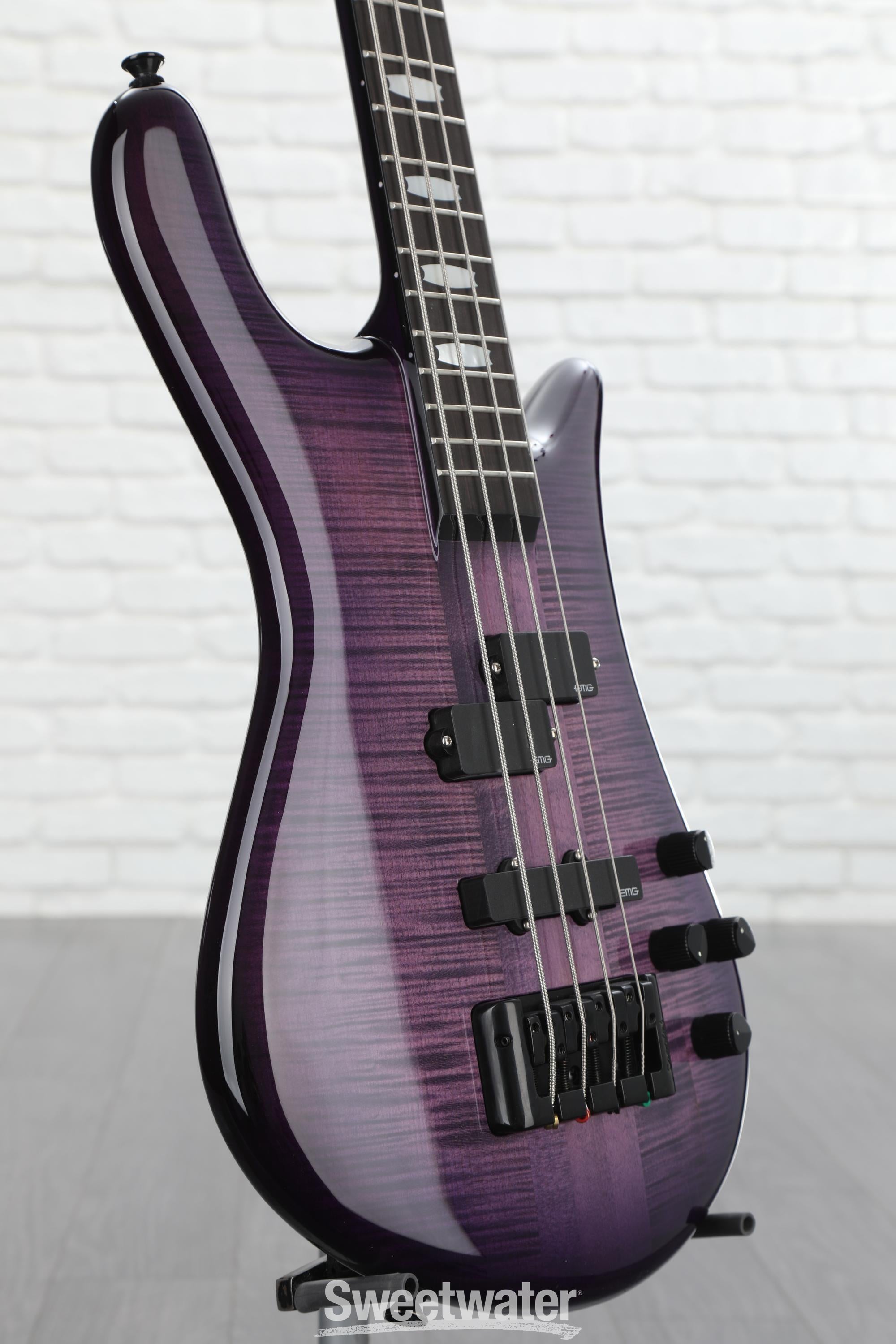 Spector Euro 4 LT Bass Guitar - Violet Burst Gloss