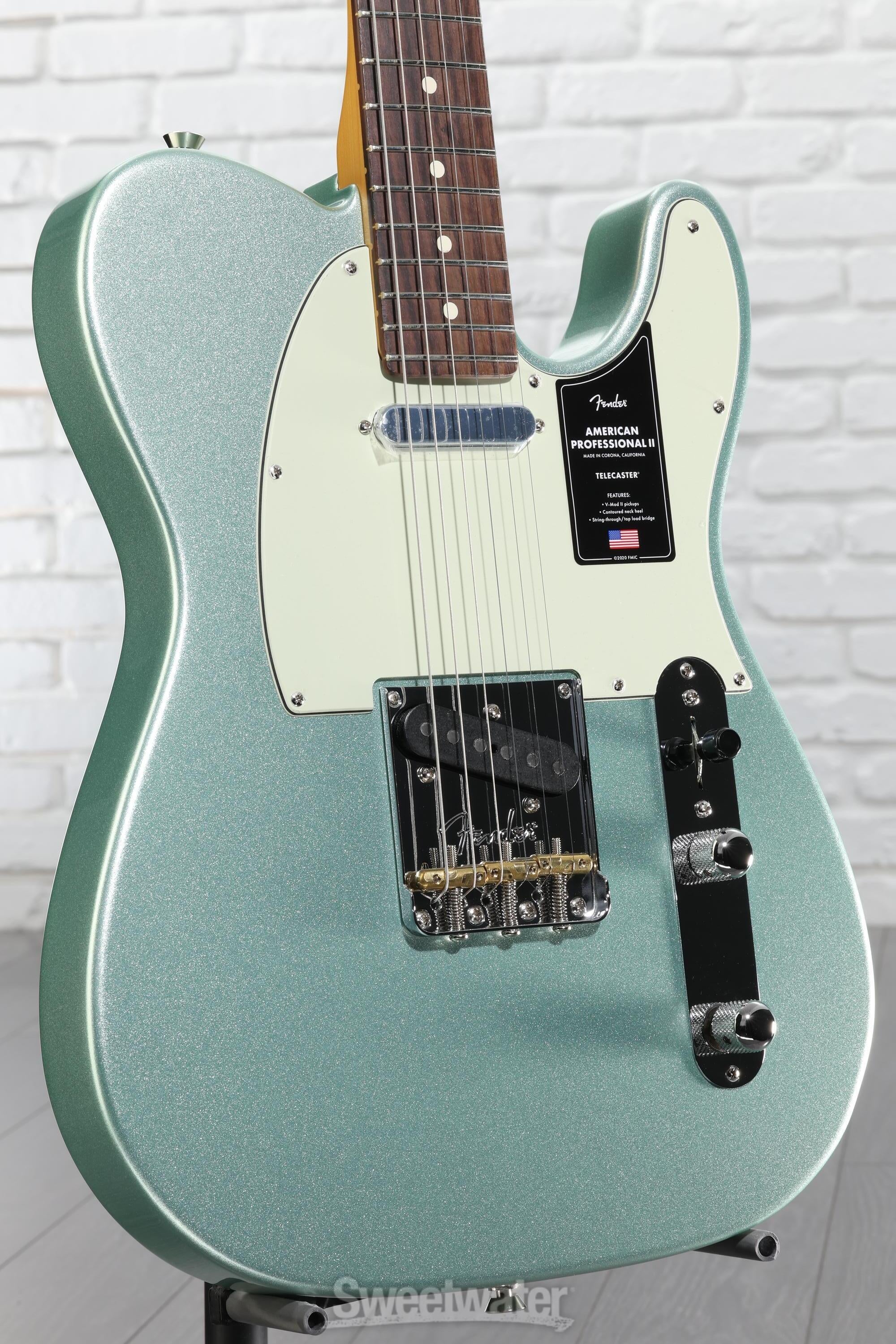 Fender American Professional II Telecaster - Mystic Surf Green