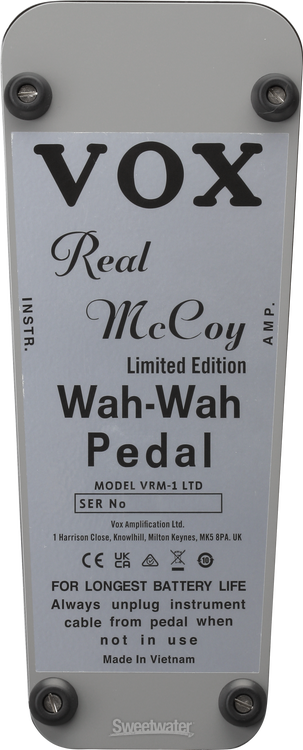 Vox The Real McCoy VRM-1 Limited-edition Wah Pedal - Silver