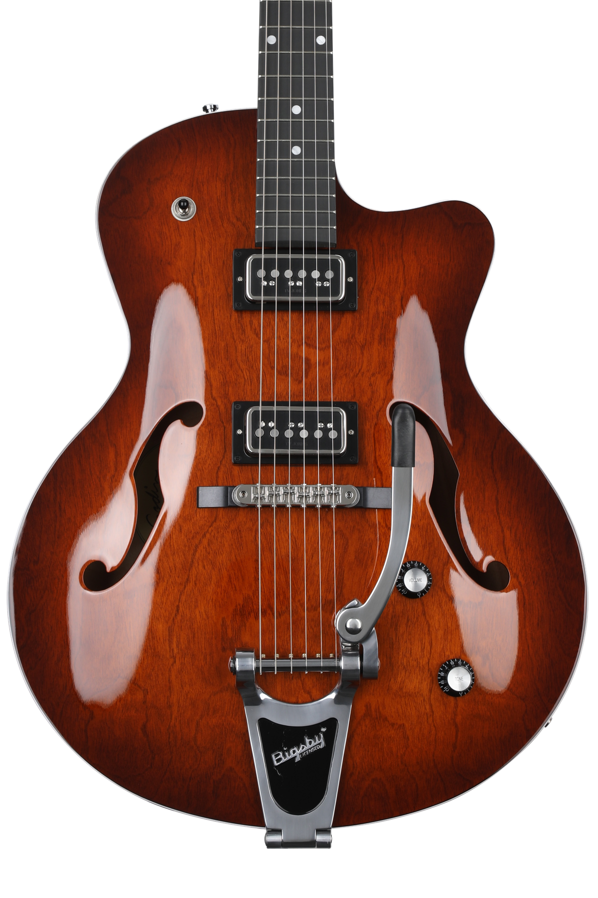 Godin 5th Avenue Uptown T-Armond - Havana Burst | Sweetwater