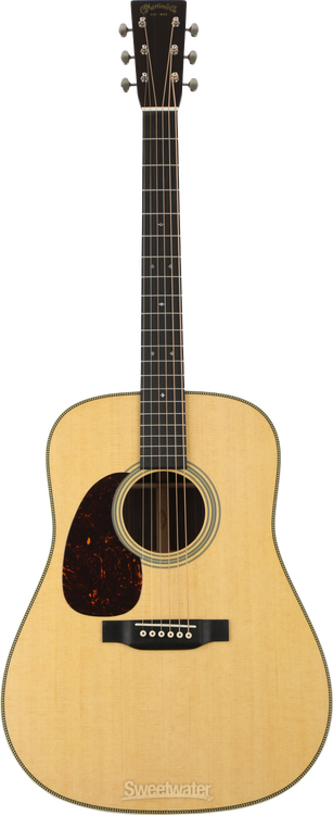 Martin HD-28 Left-Handed Acoustic Guitar - Natural | Sweetwater